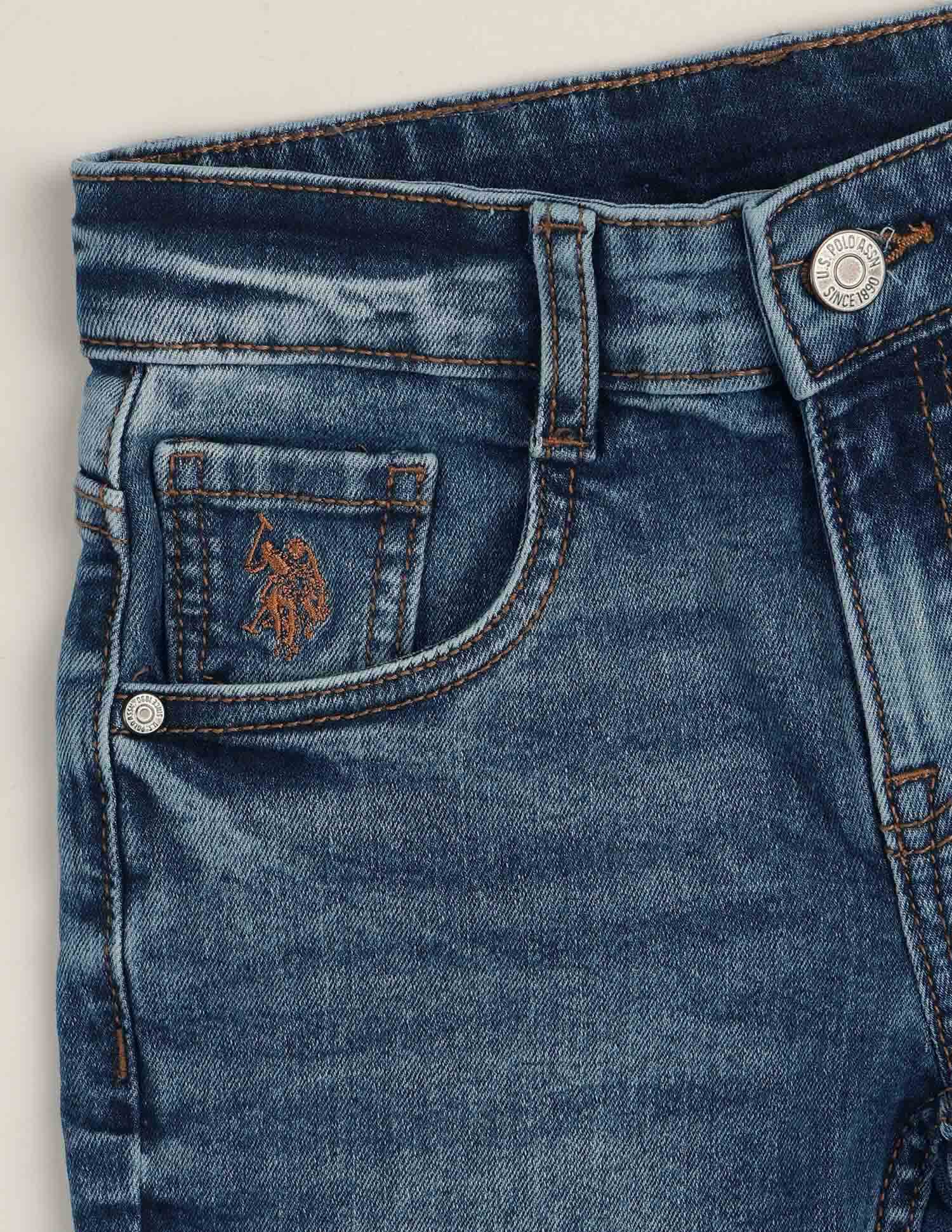 Slim Fit Blue Jeans - Image 2