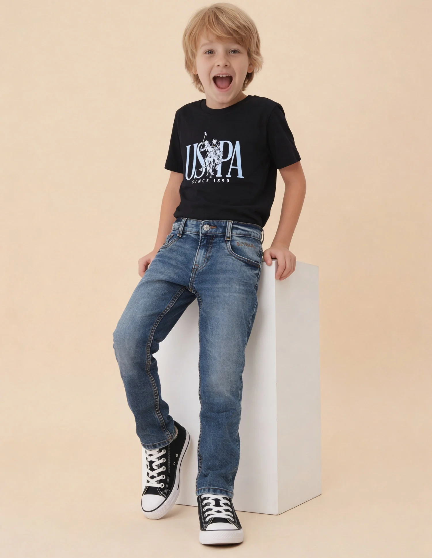 Slim Fit Blue Jeans - Image 3