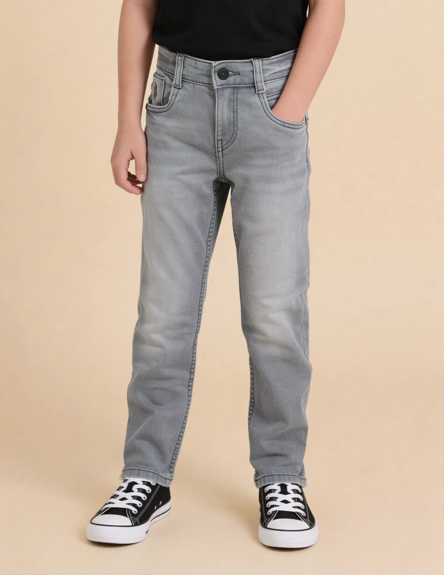 Slim Fit Grey Jeans