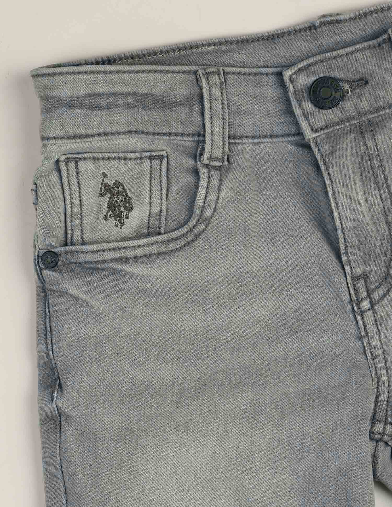 Slim Fit Grey Jeans - Image 2