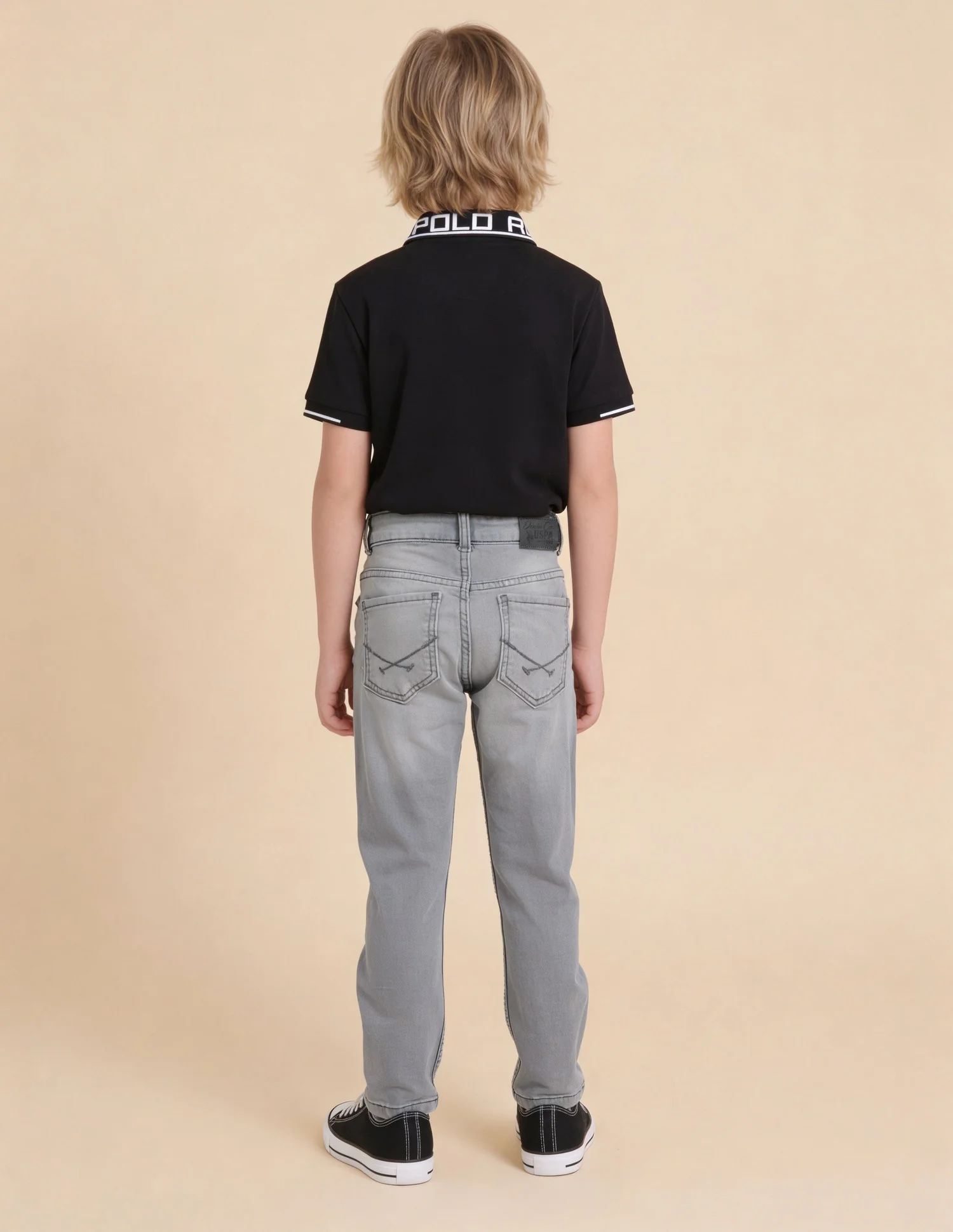 Slim Fit Grey Jeans - Image 4