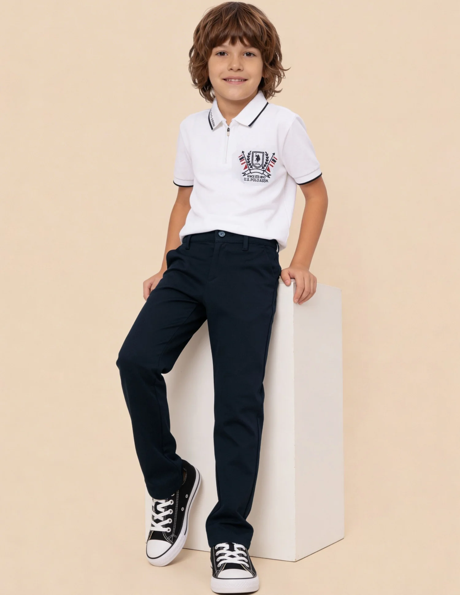 Slim Fit Knitted Trousers