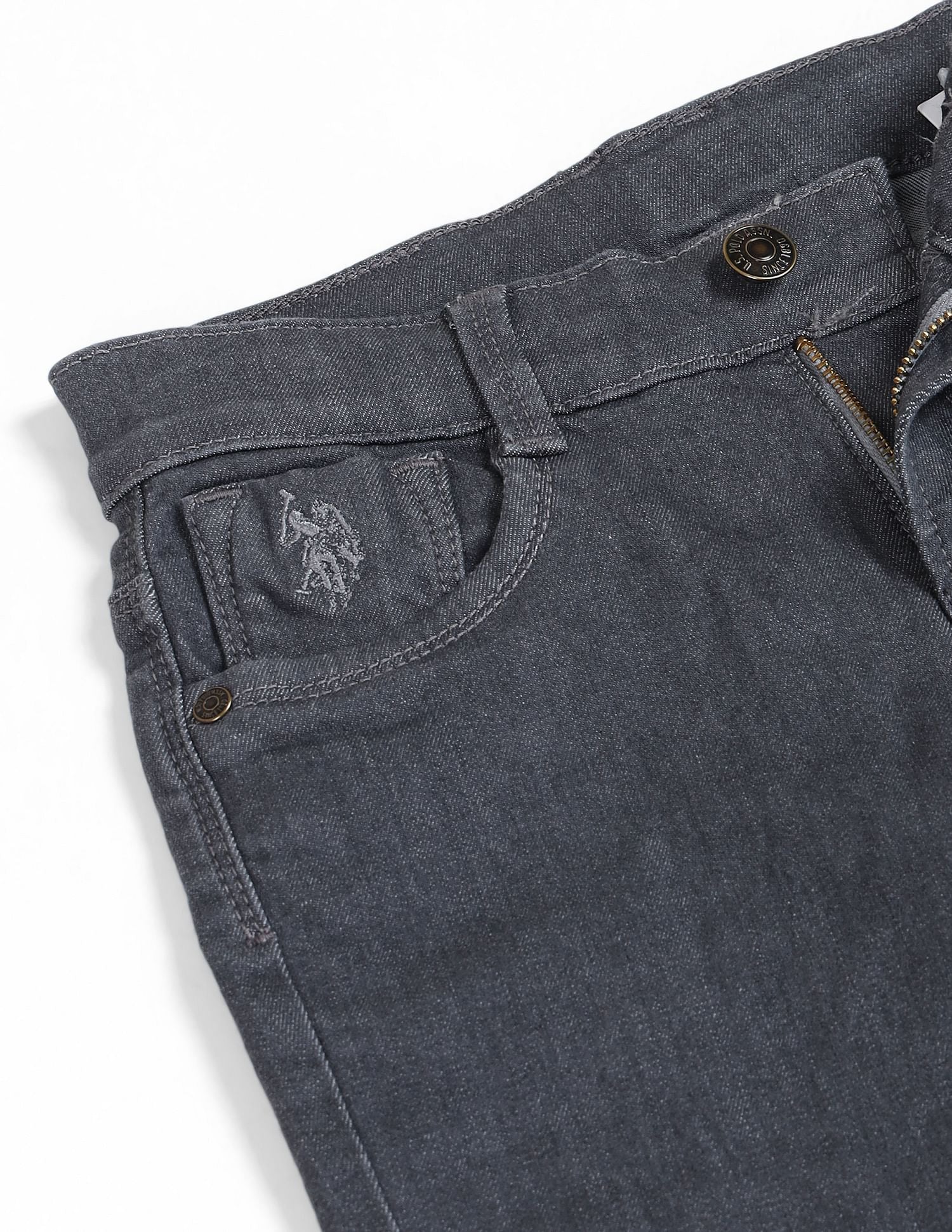 Slim Fit Rinsed Jeans - Image 2