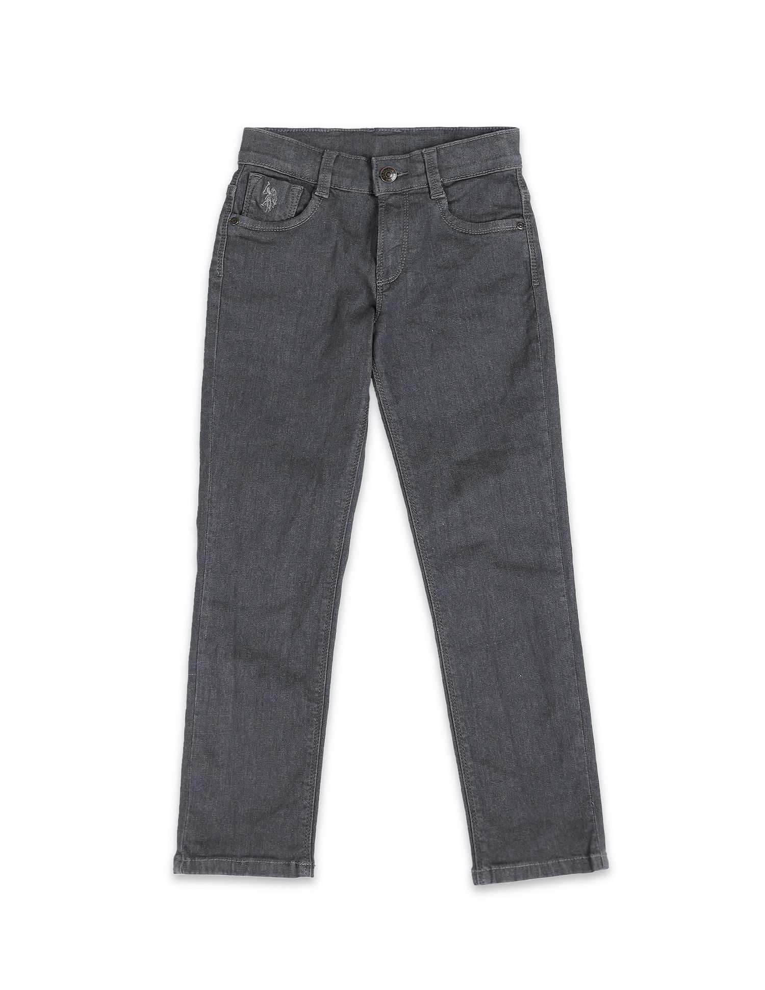 Slim Fit Rinsed Jeans - Image 5