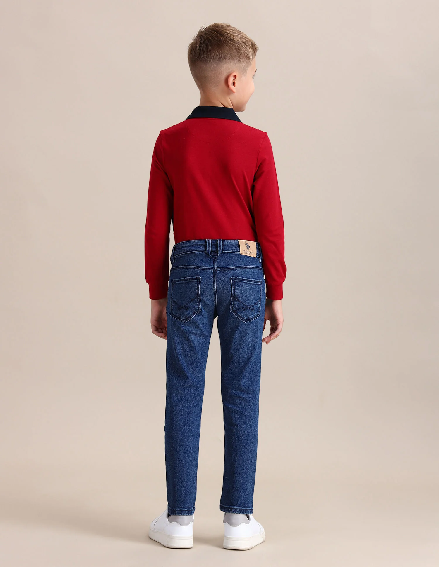Slim Fit Stone Washed Jeans - Image 4