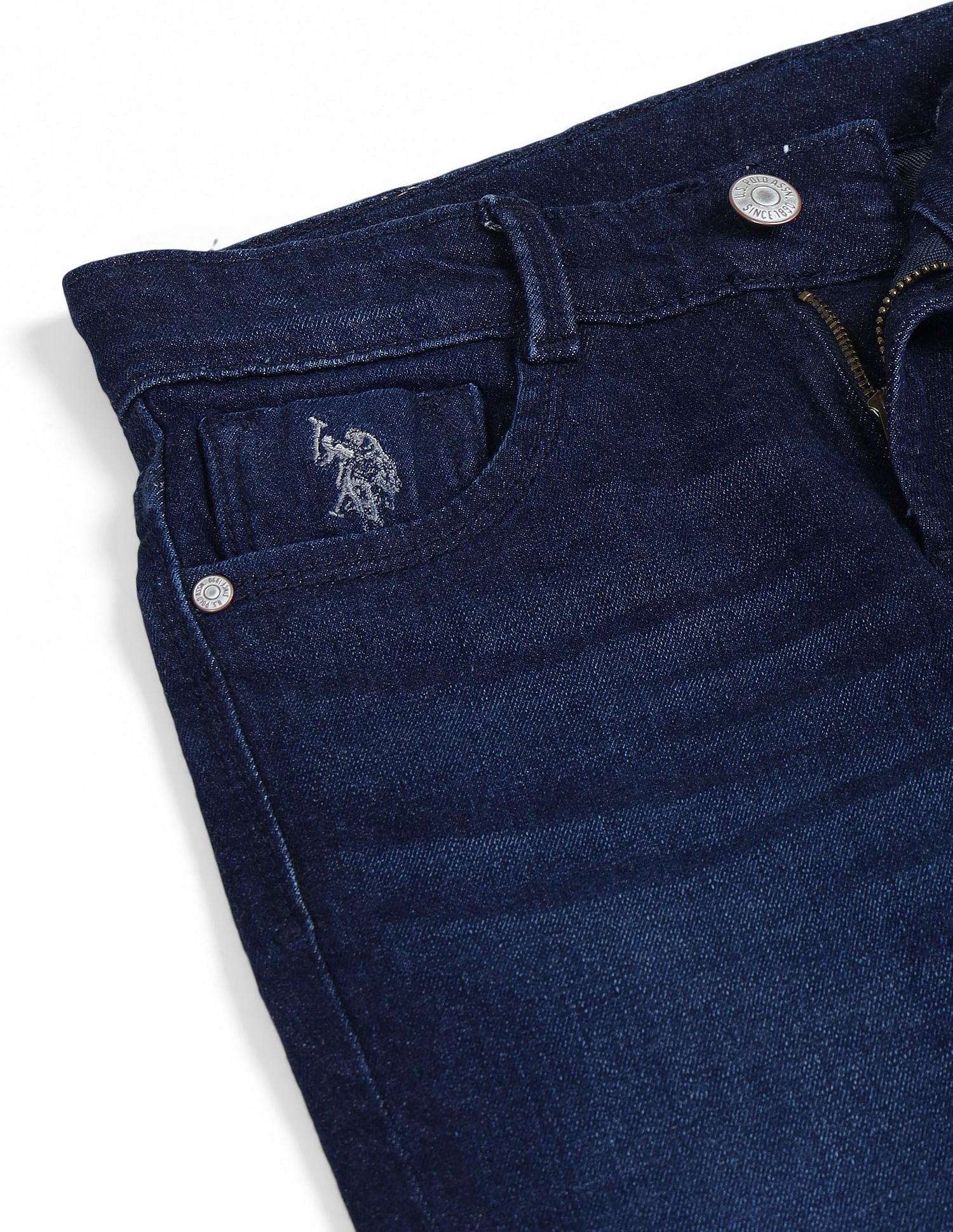 Slim Fit Stone Washed Jeans - Image 2