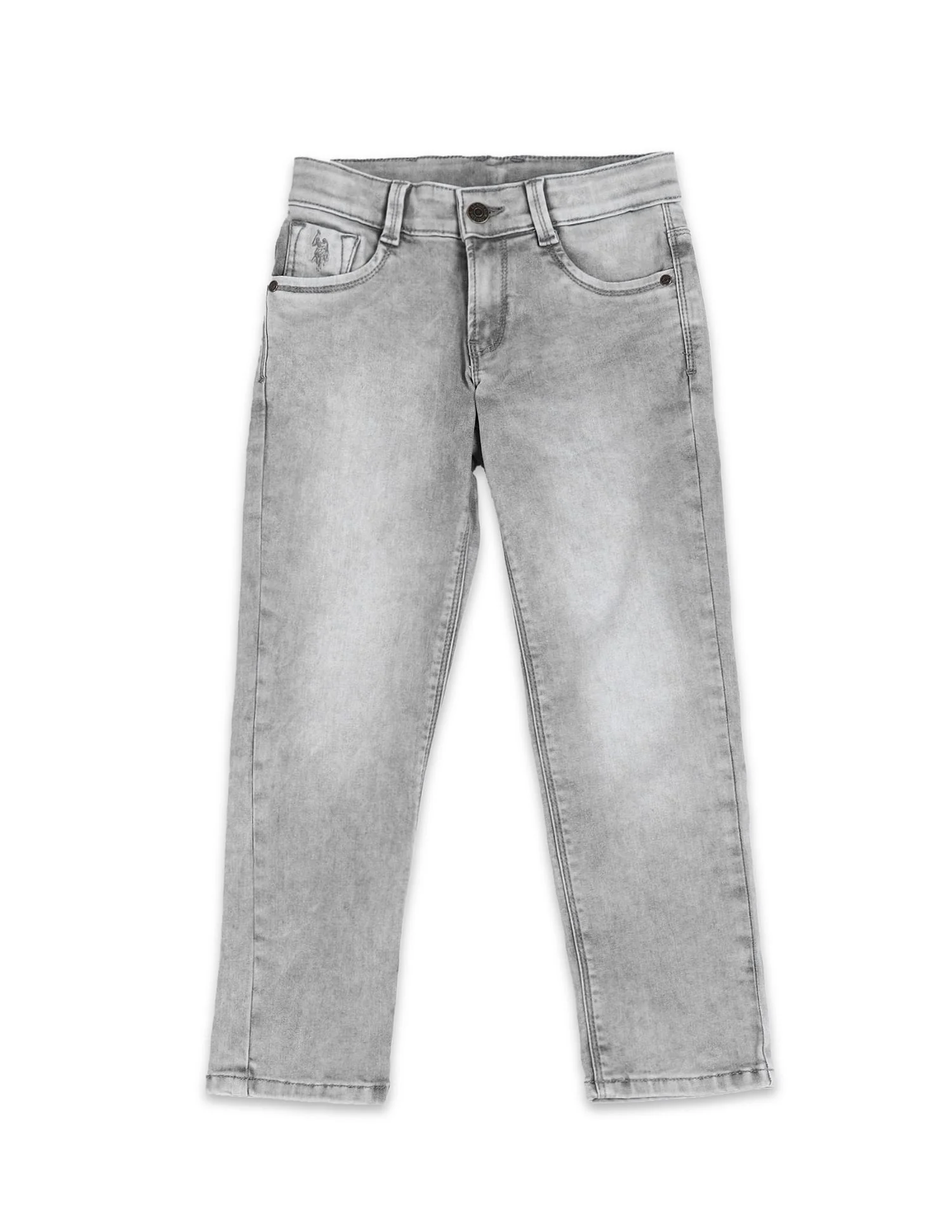 Slim Fit Stone Washed Jeans - Image 5