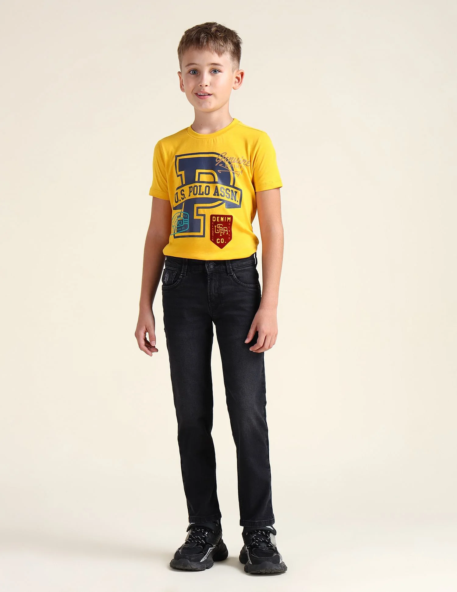 Slim Fit Stone Washed Jeans - Image 3