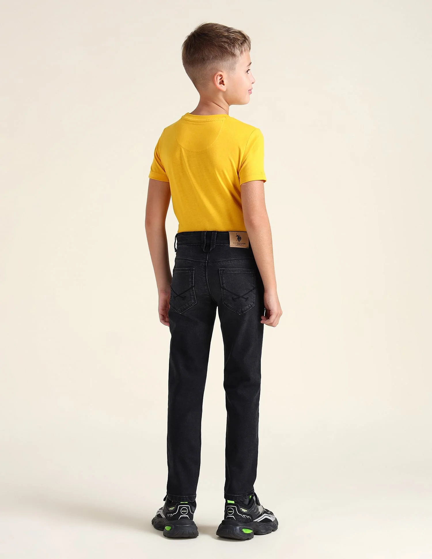 Slim Fit Stone Washed Jeans - Image 4
