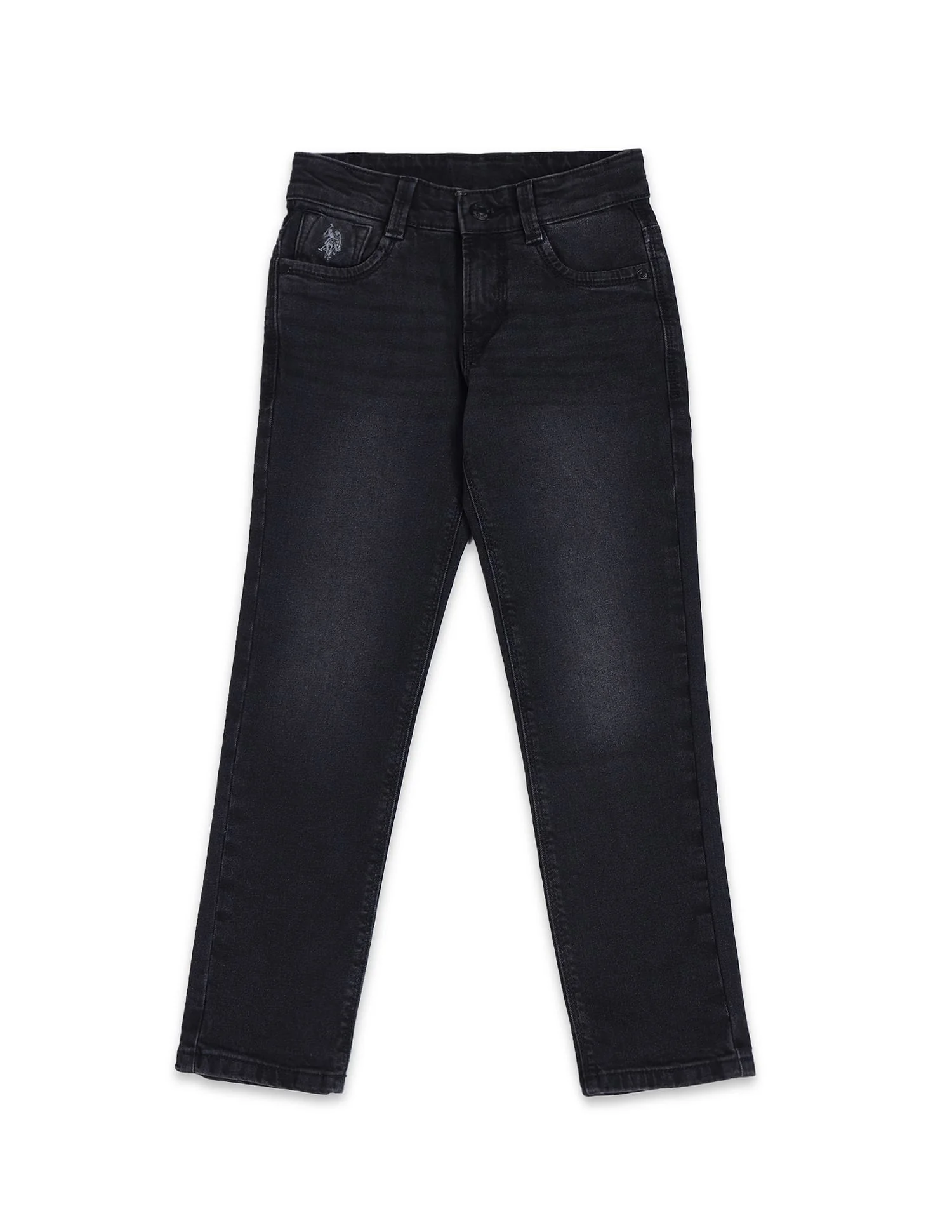 Slim Fit Stone Washed Jeans - Image 5