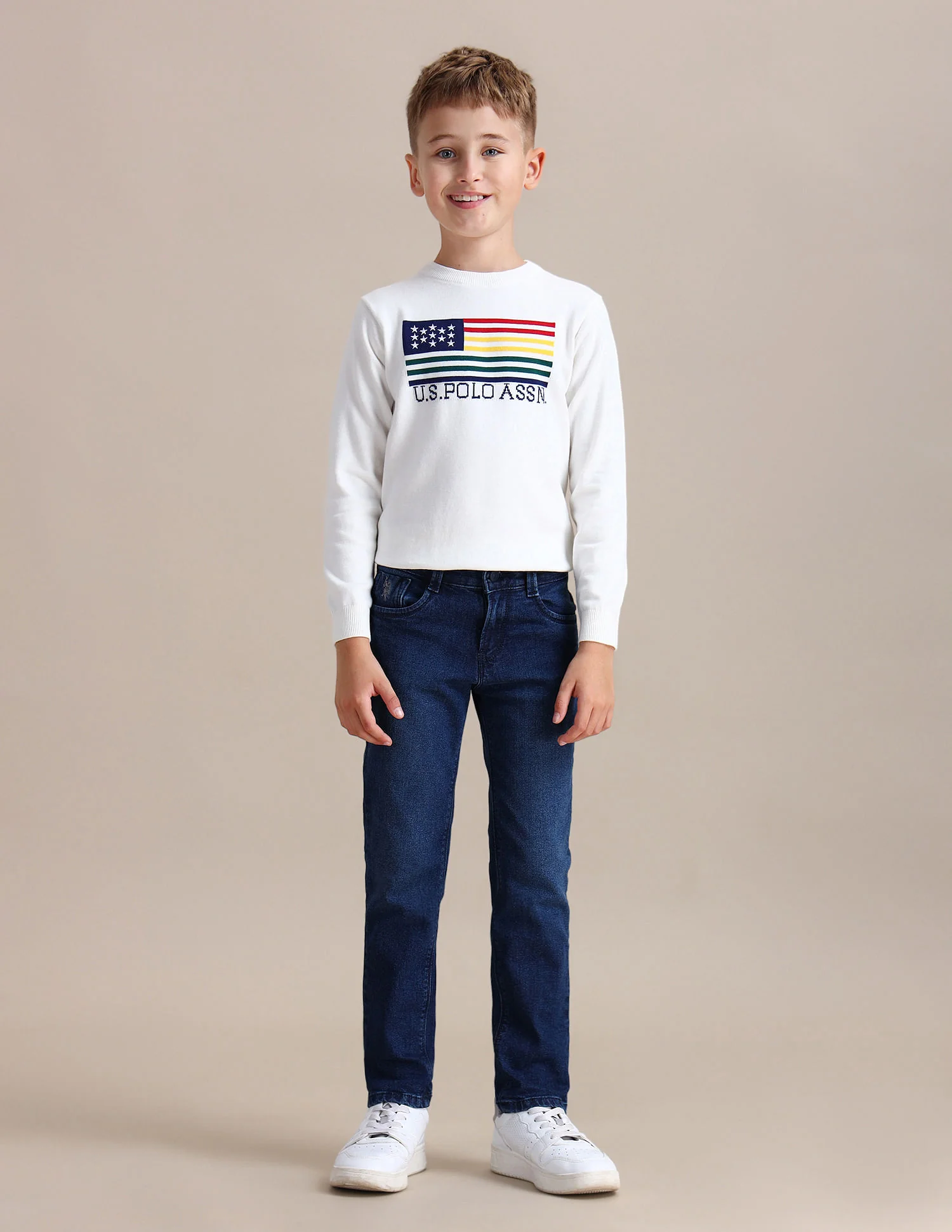 Slim Fit Stone Washed Jeans - Image 3