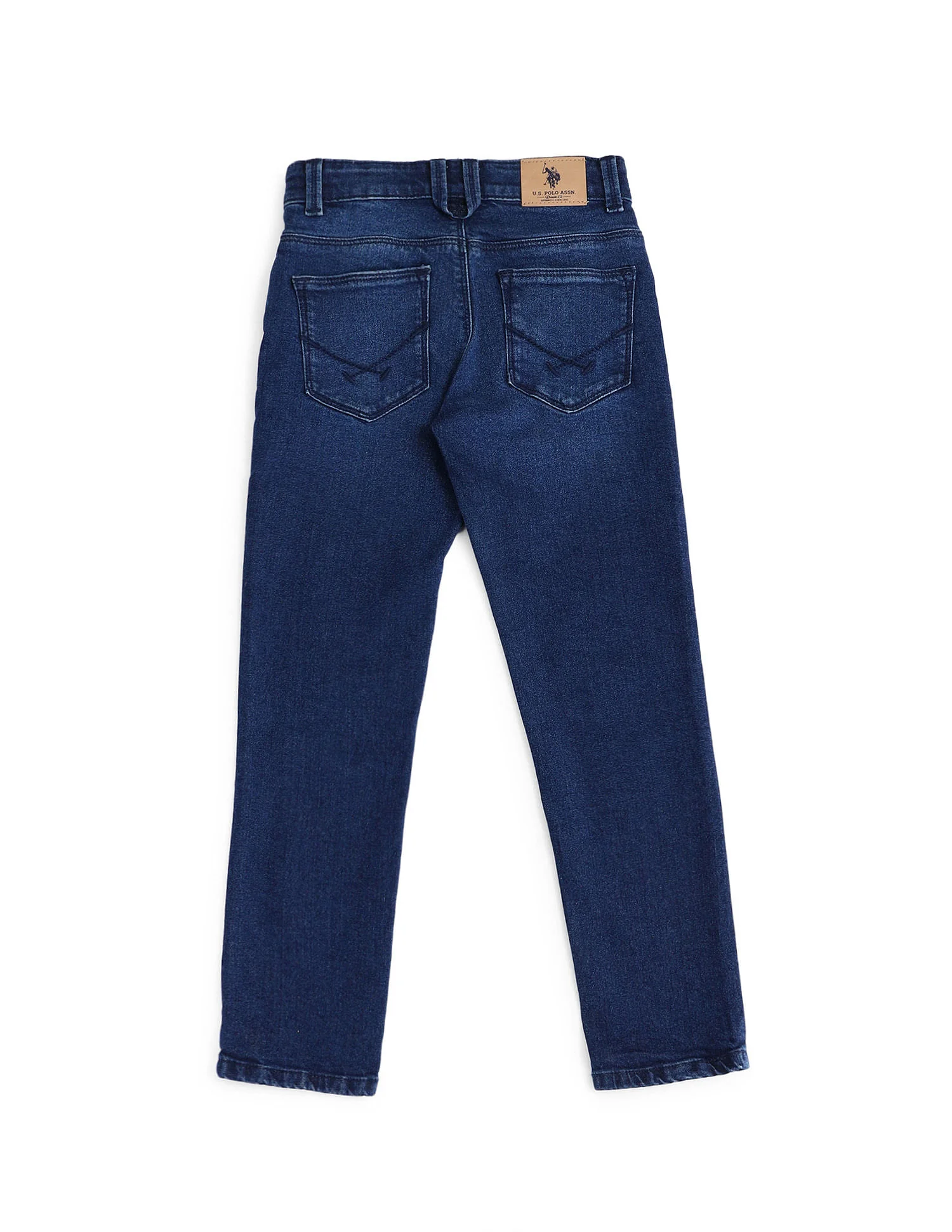 Slim Fit Stone Washed Jeans - Image 6