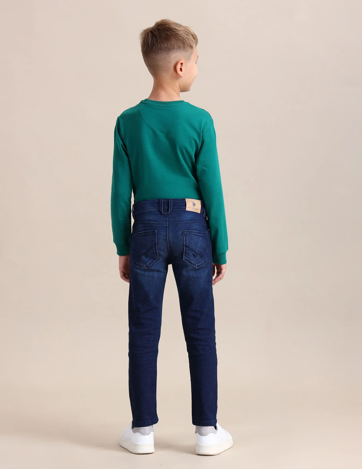 Slim Fit Stone Washed Jeans - Image 4