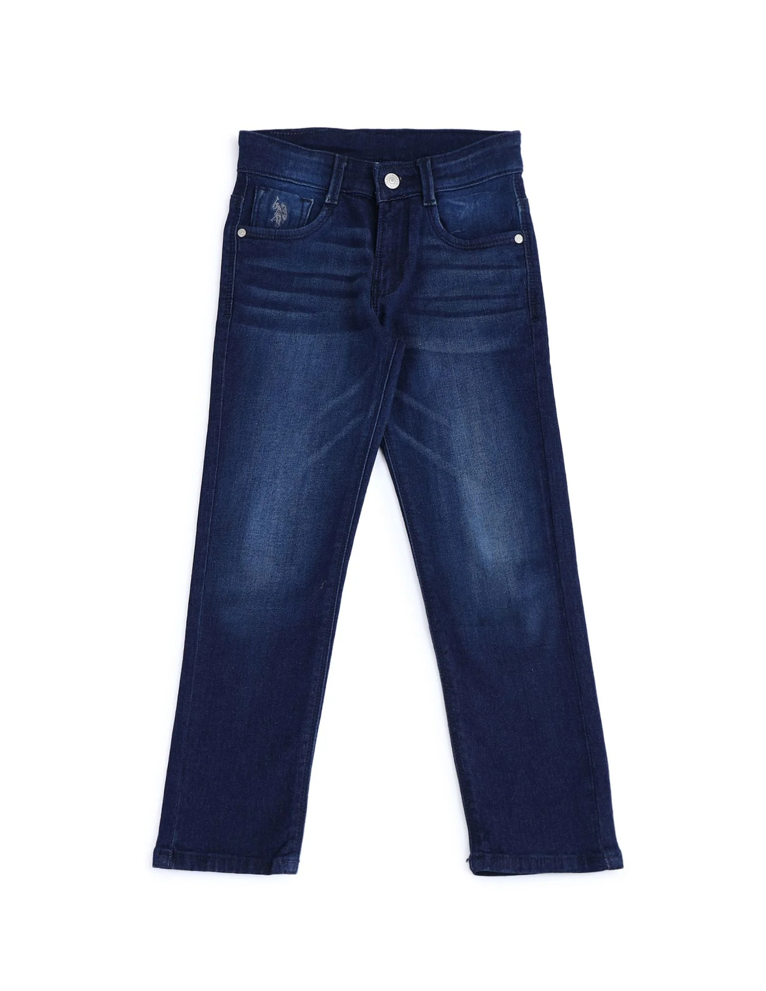 Slim Fit Stone Washed Jeans - Image 5