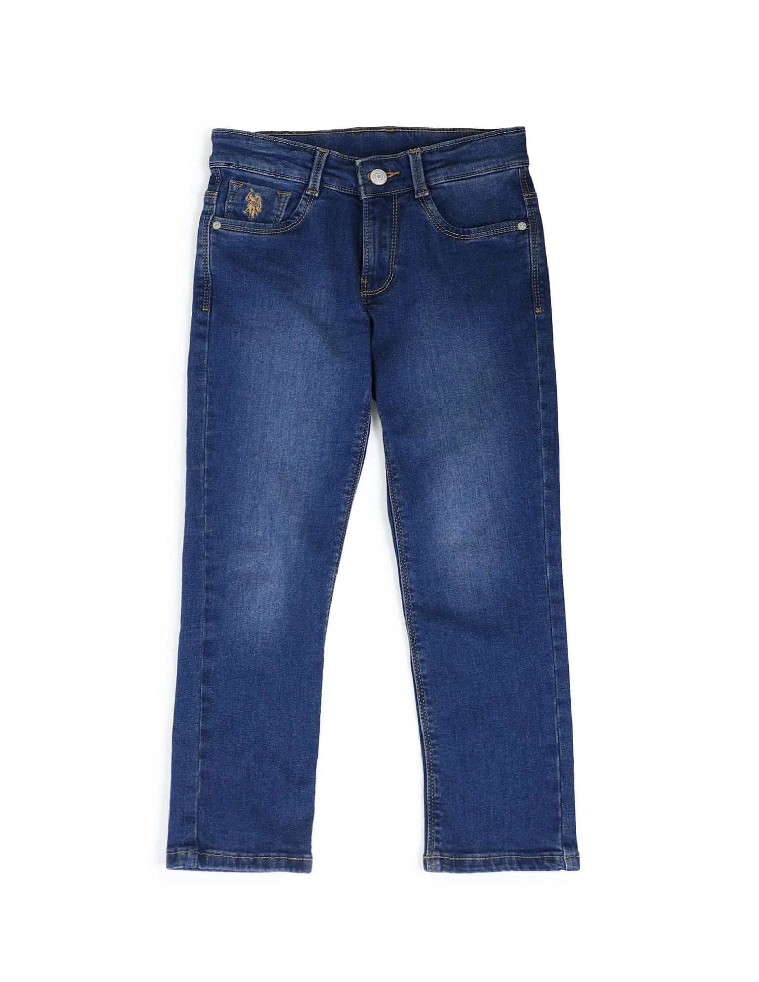 Slim Fit Stone Washed Jeans - Image 5