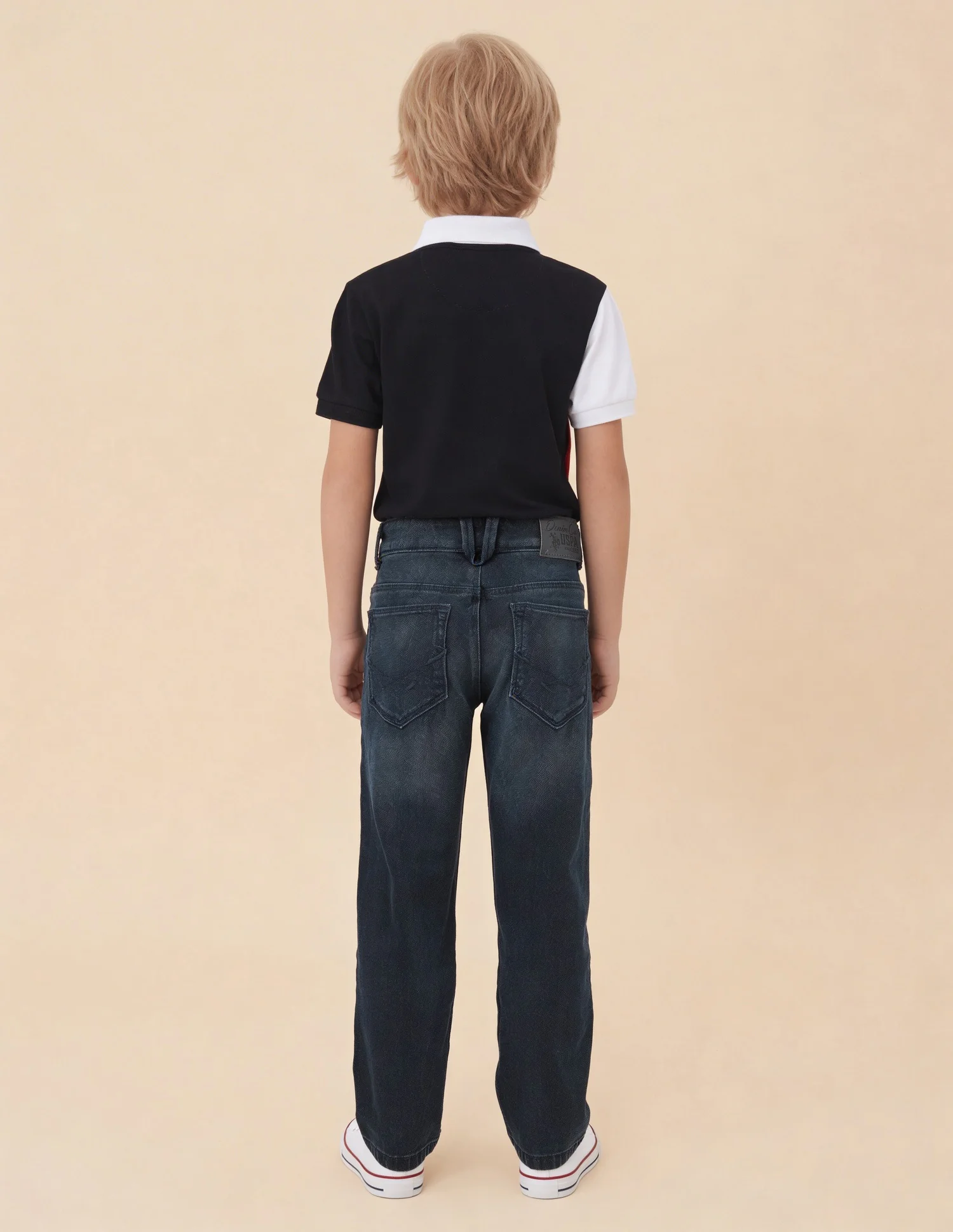 Slim Fit Whiskered Jeans - Image 4