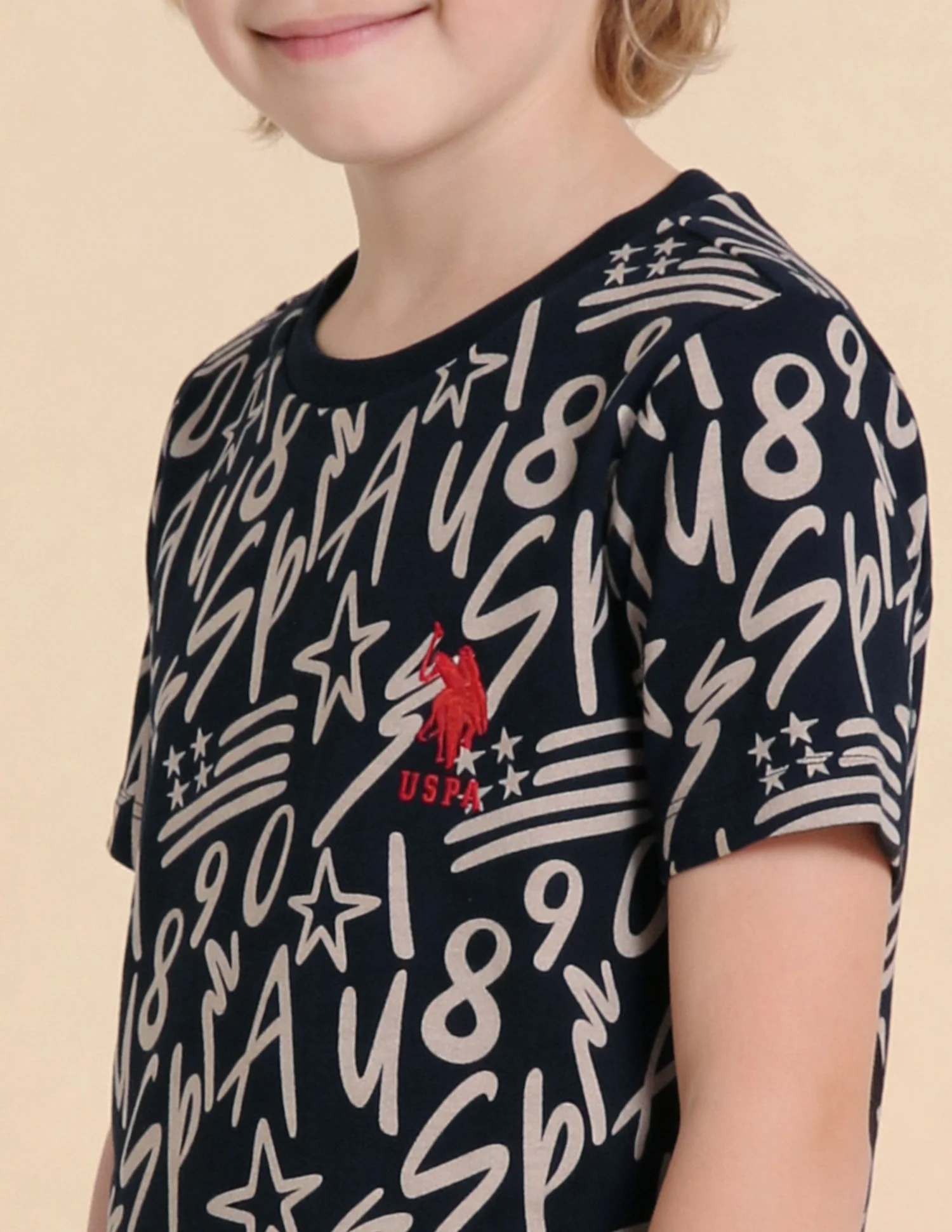 Solid And Graphic Printed Regular Fit T-Shirt - Pack Of 2 - Image 11