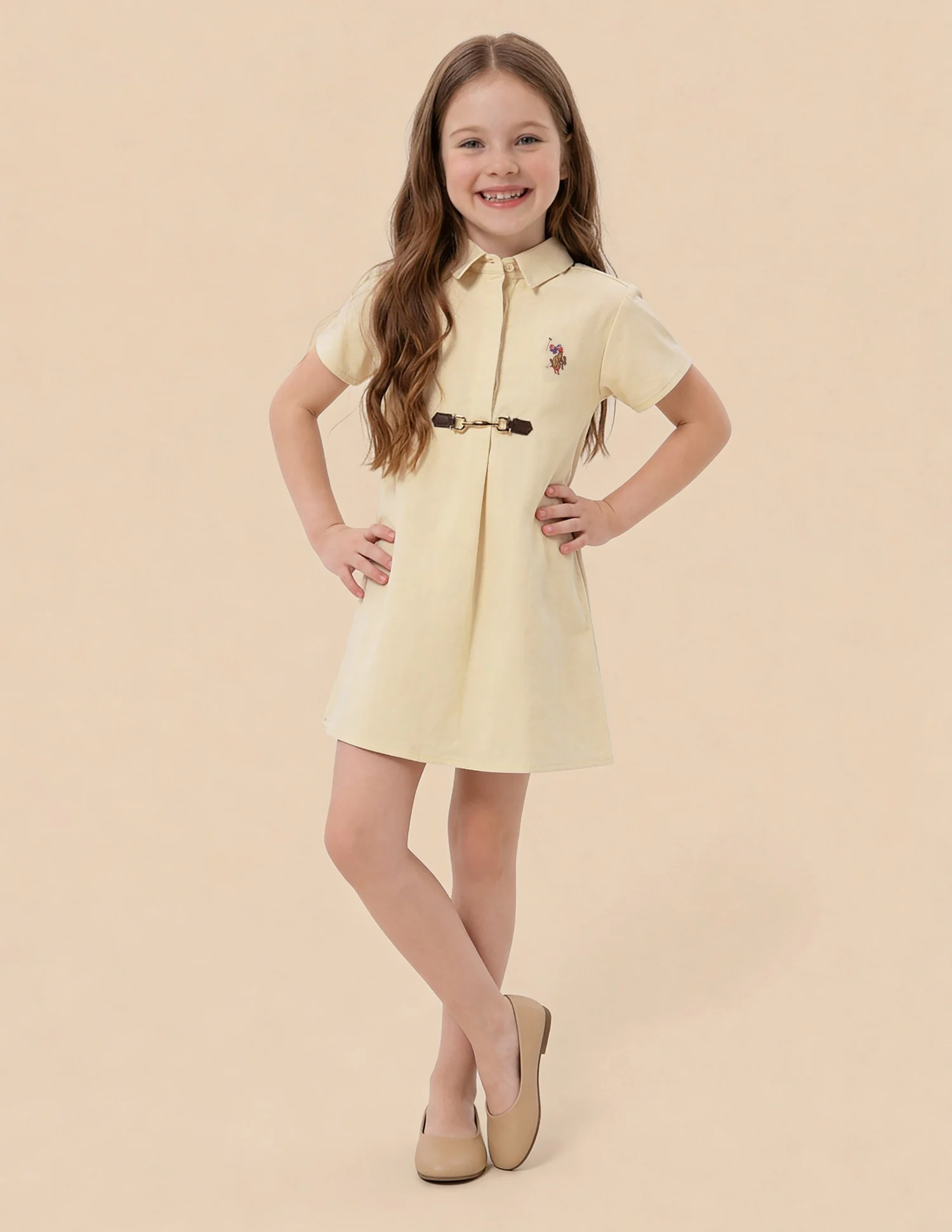 Solid Comfort Fit Shirt Dress - Image 3
