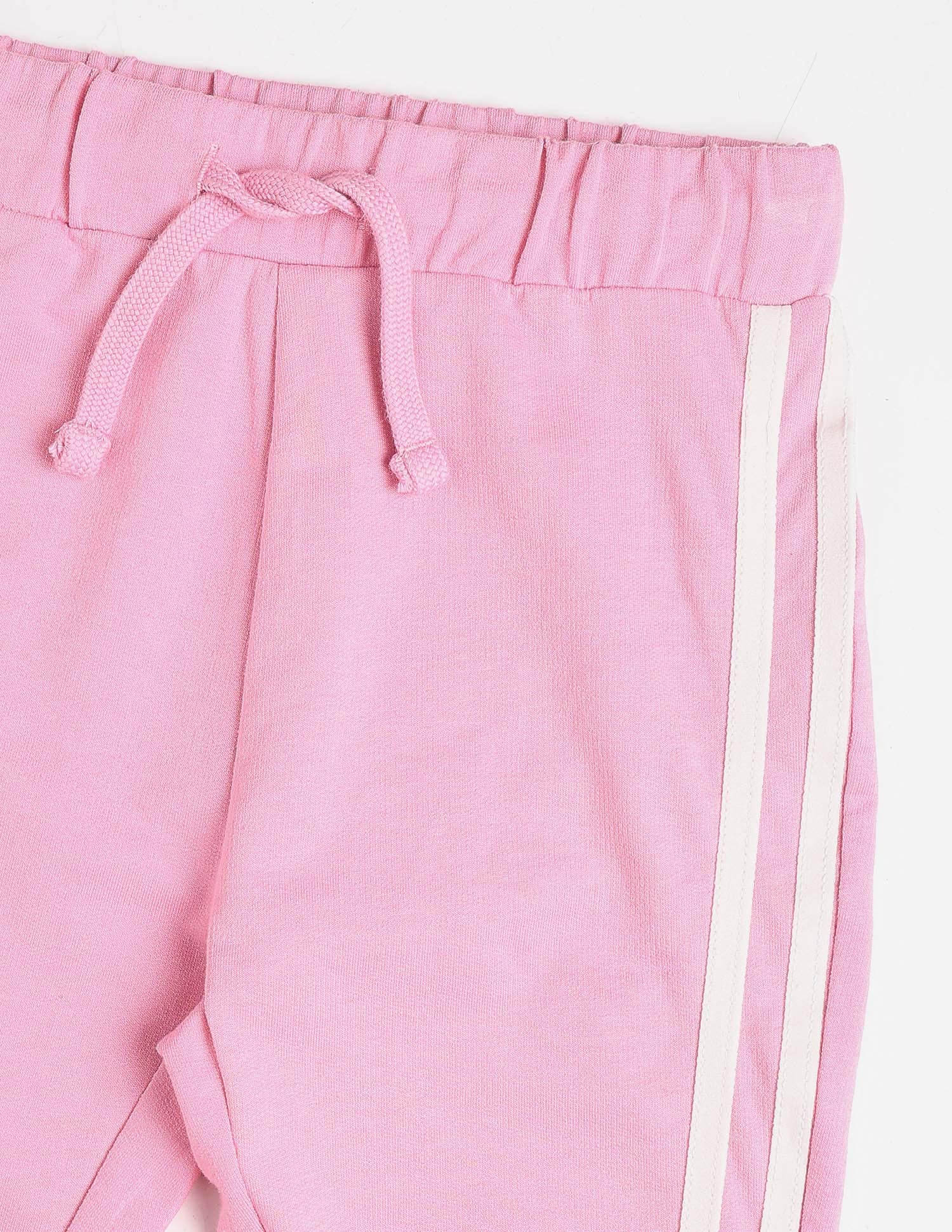 Solid Flared Fit Track Pants - Image 2