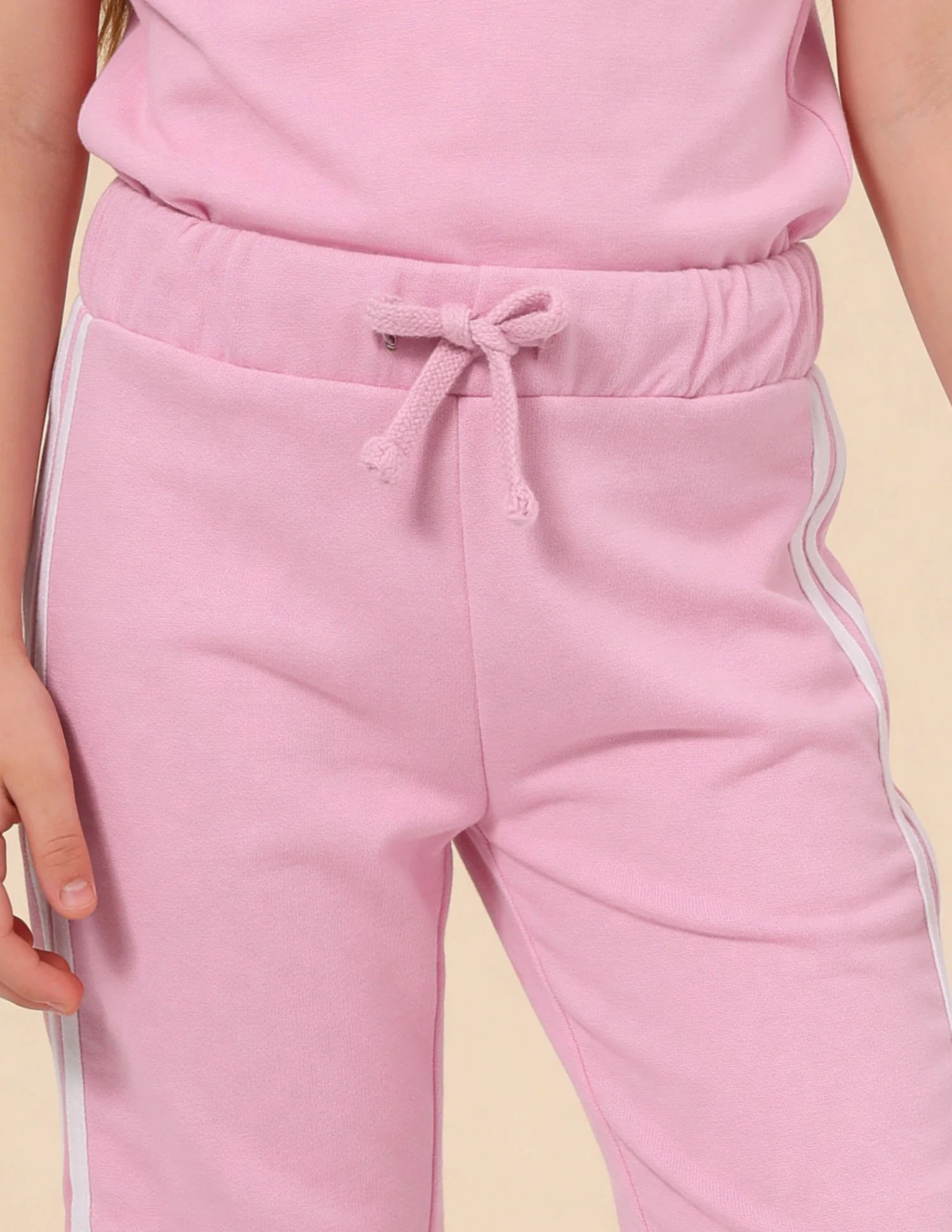 Solid Flared Fit Track Pants - Image 5