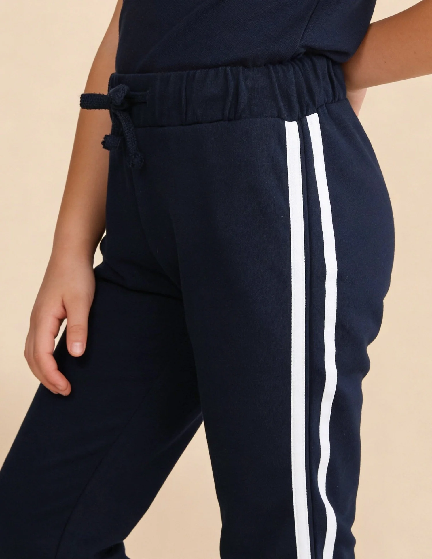 Solid Flared Fit Track Pants - Image 5