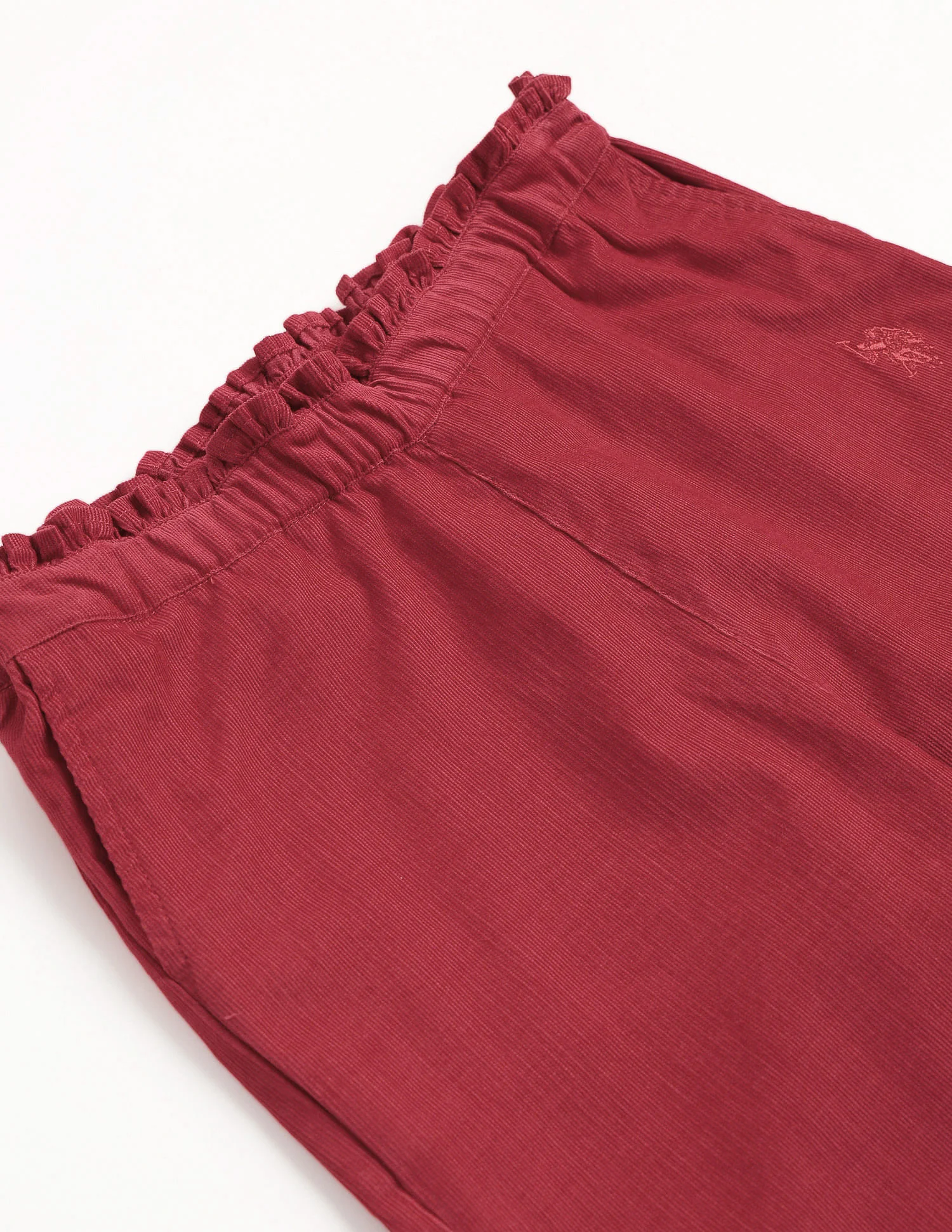 Girls Solid Flared Trousers - Image 2