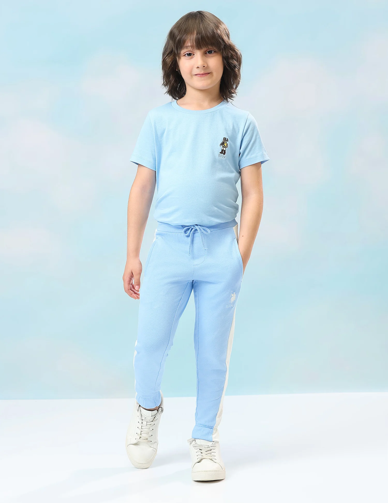 Solid Mid Rise Joggers - Image 3