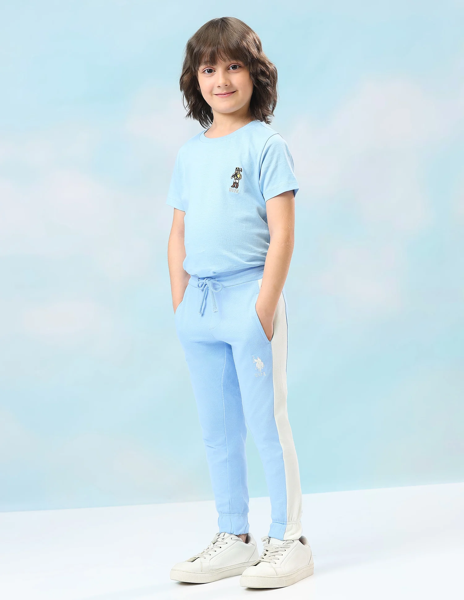 Solid Mid Rise Joggers - Image 4