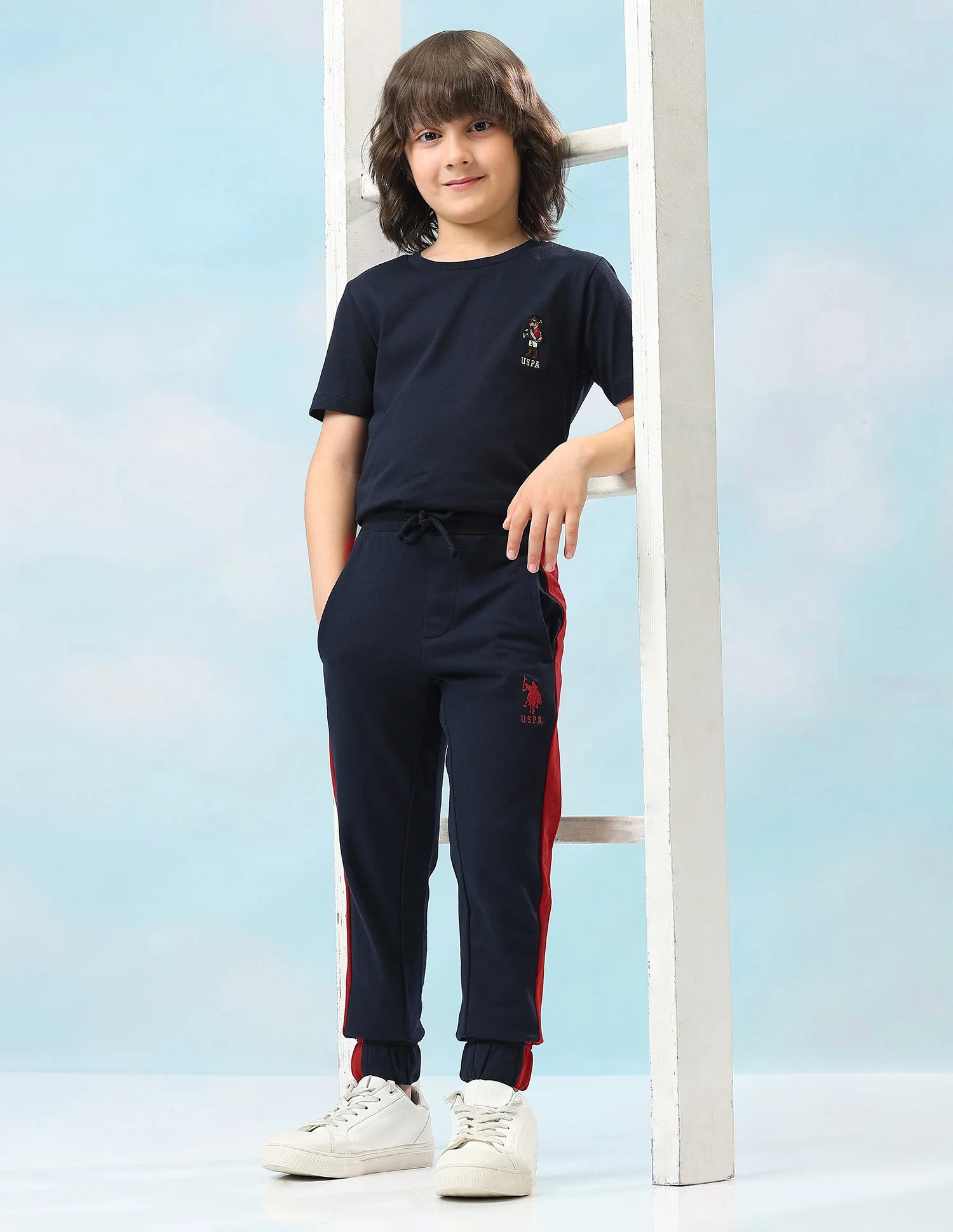 Solid Mid Rise Joggers