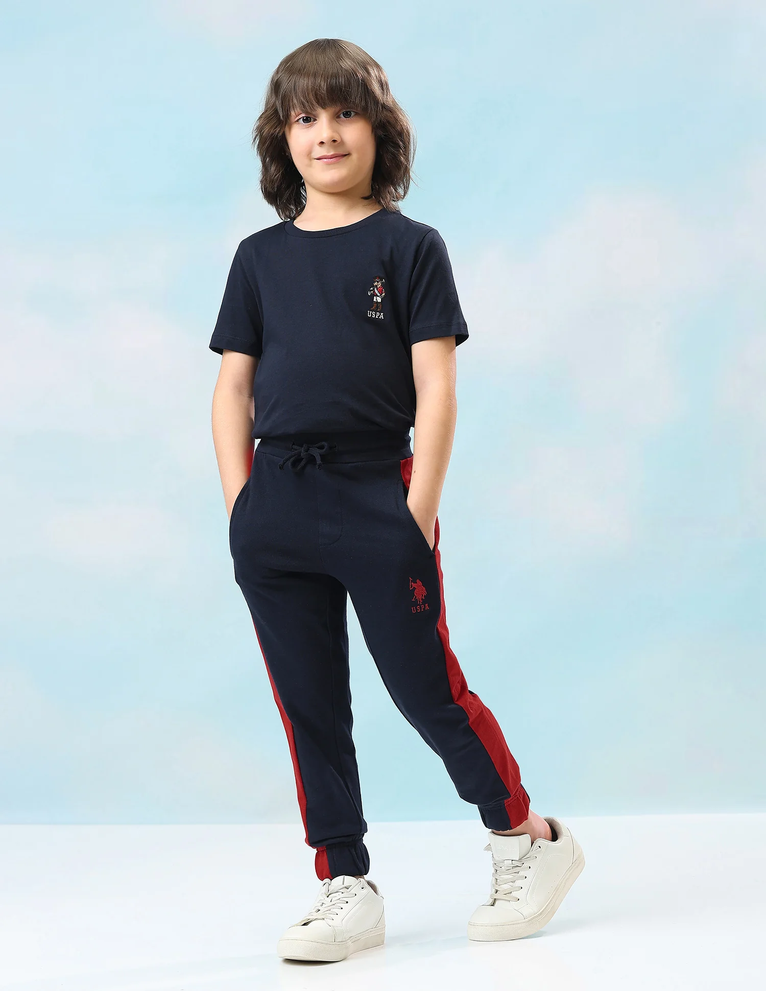 Solid Mid Rise Joggers - Image 3