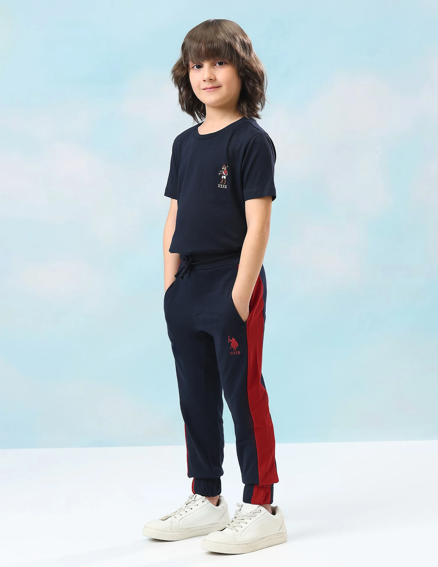 Solid Mid Rise Joggers - Image 4
