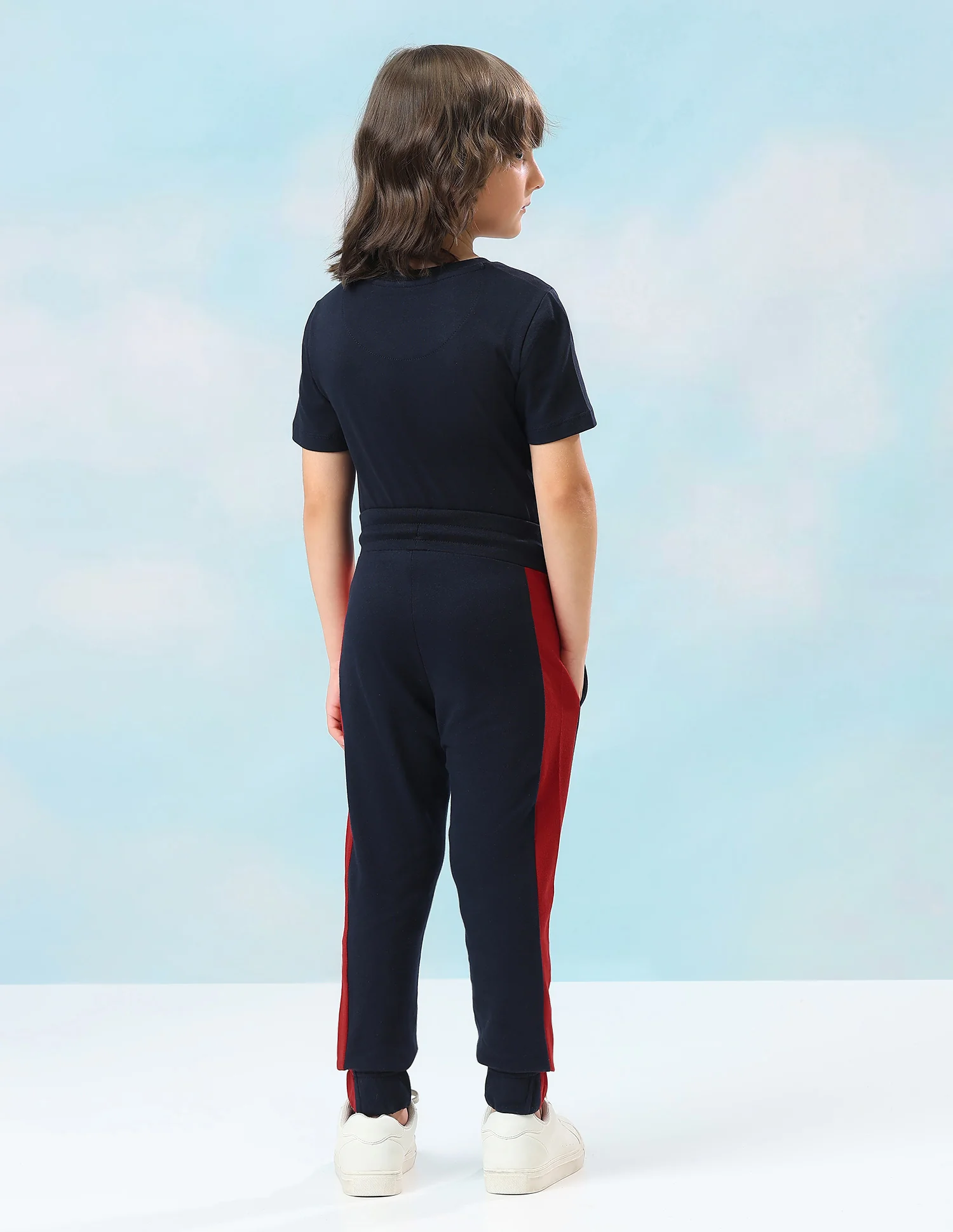 Solid Mid Rise Joggers - Image 5
