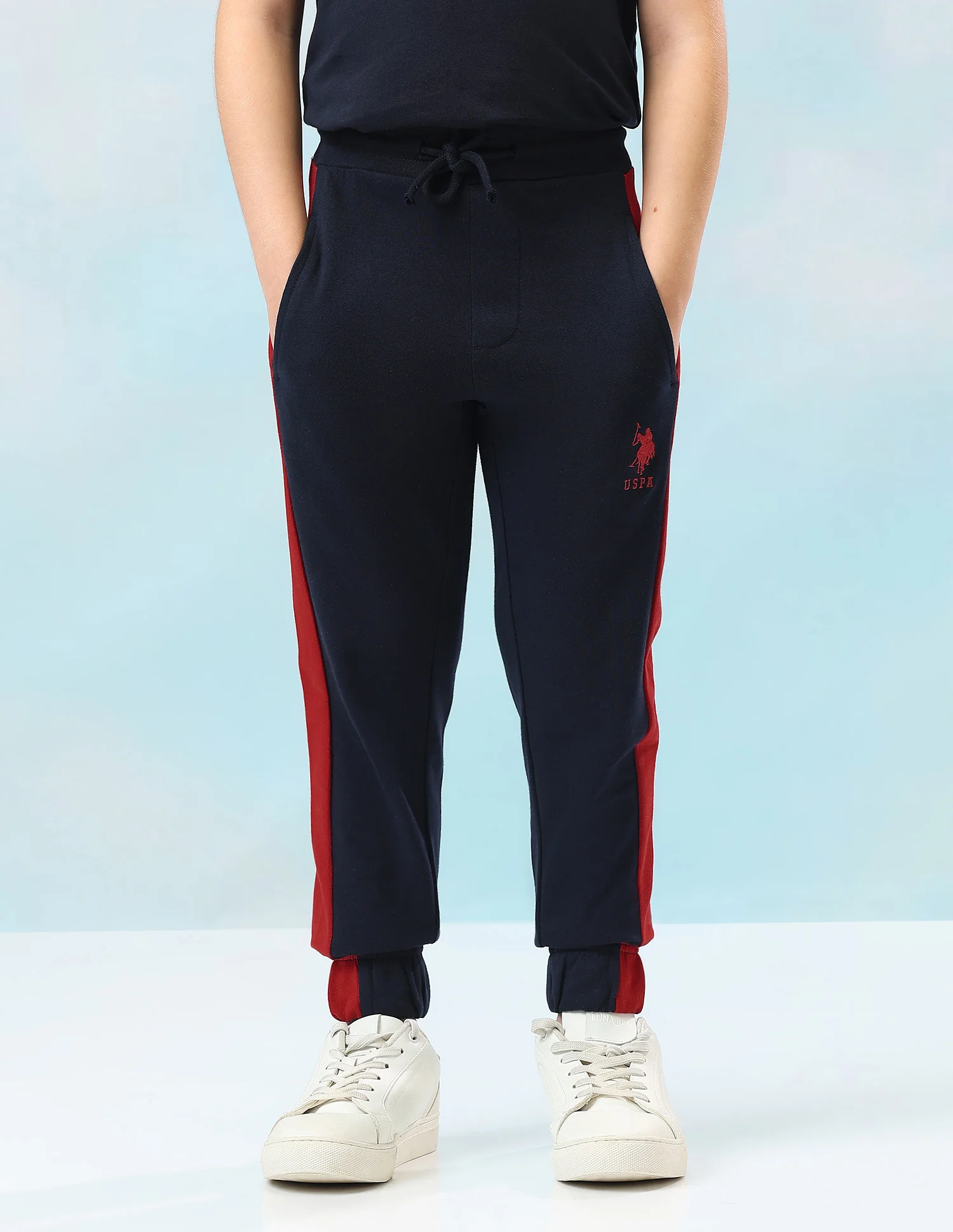 Solid Mid Rise Joggers - Image 6