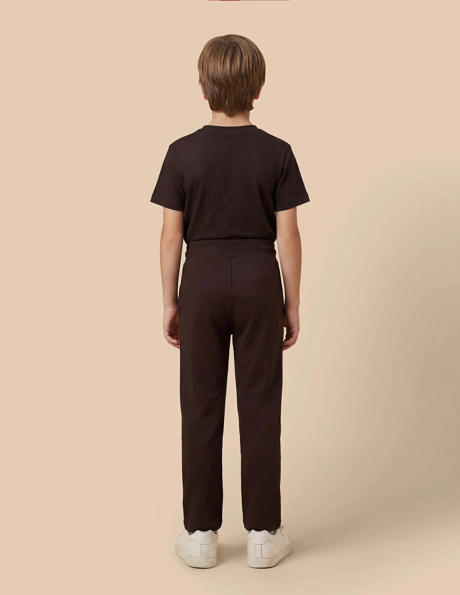 Solid Mid Rise Track Pants - Image 4