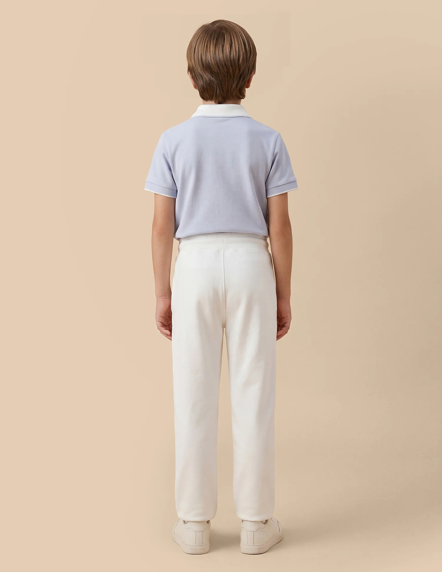 Solid Mid Rise Track Pants - Image 4