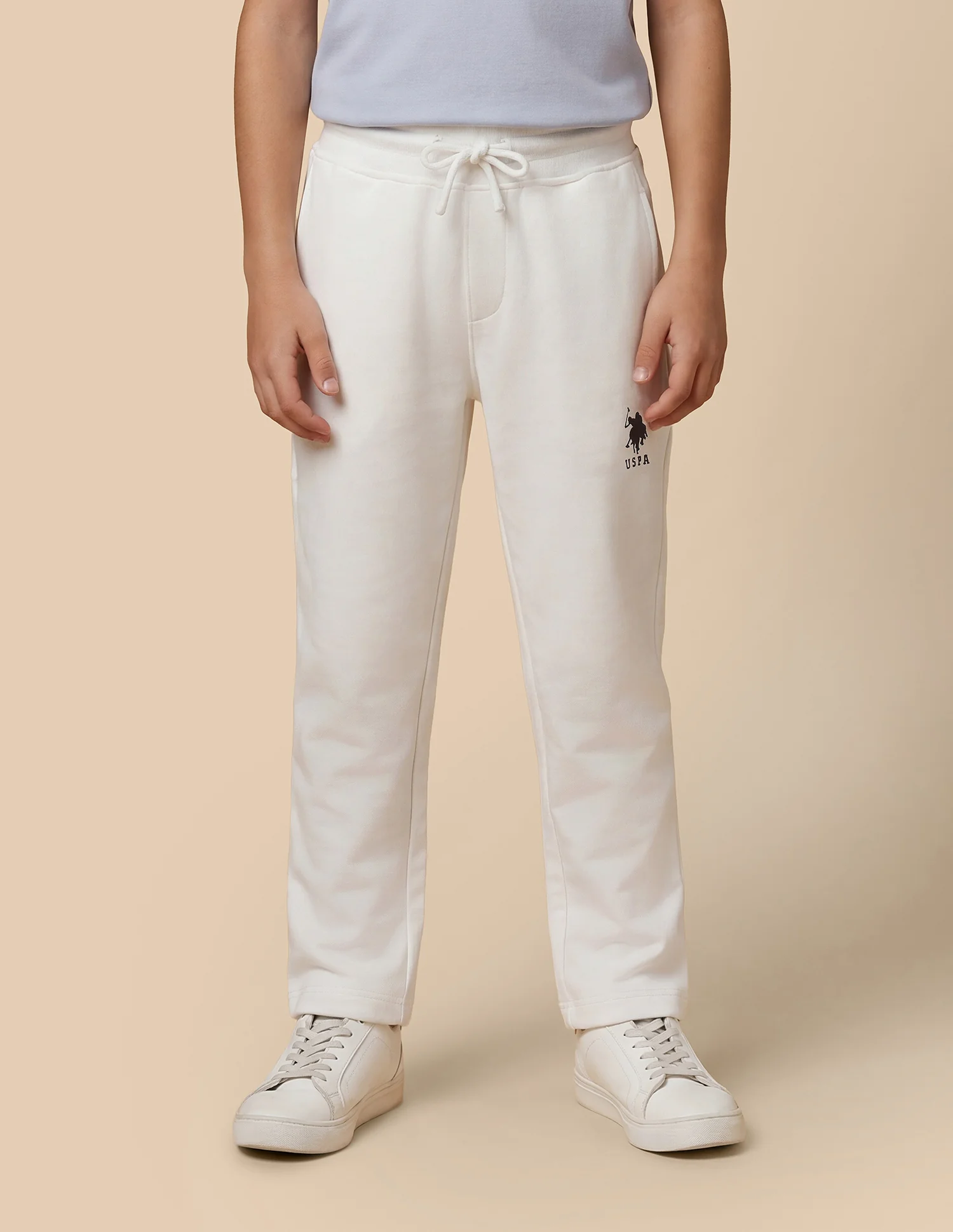 Solid Mid Rise Track Pants - Image 5
