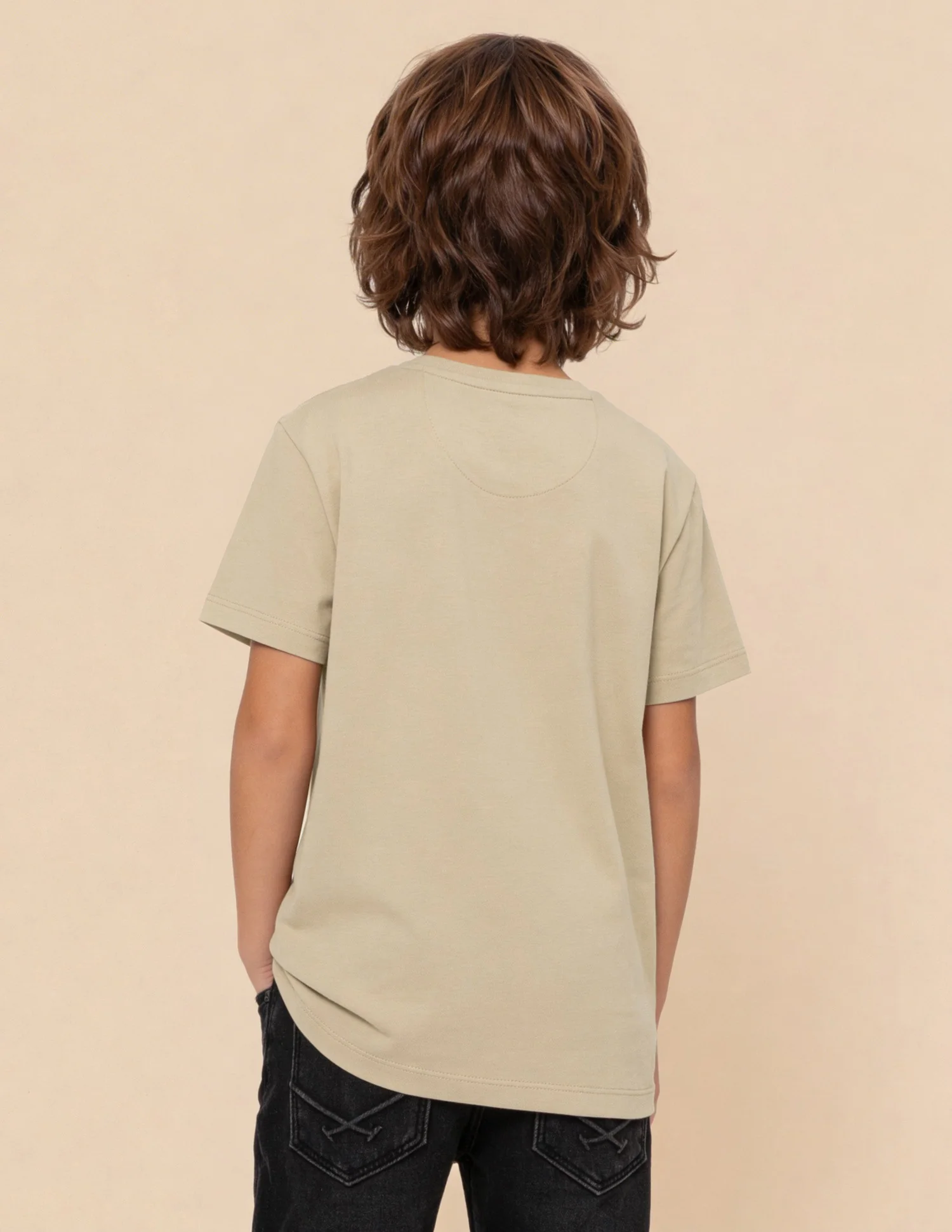 Solid Oversized Fit T-Shirt - Image 5