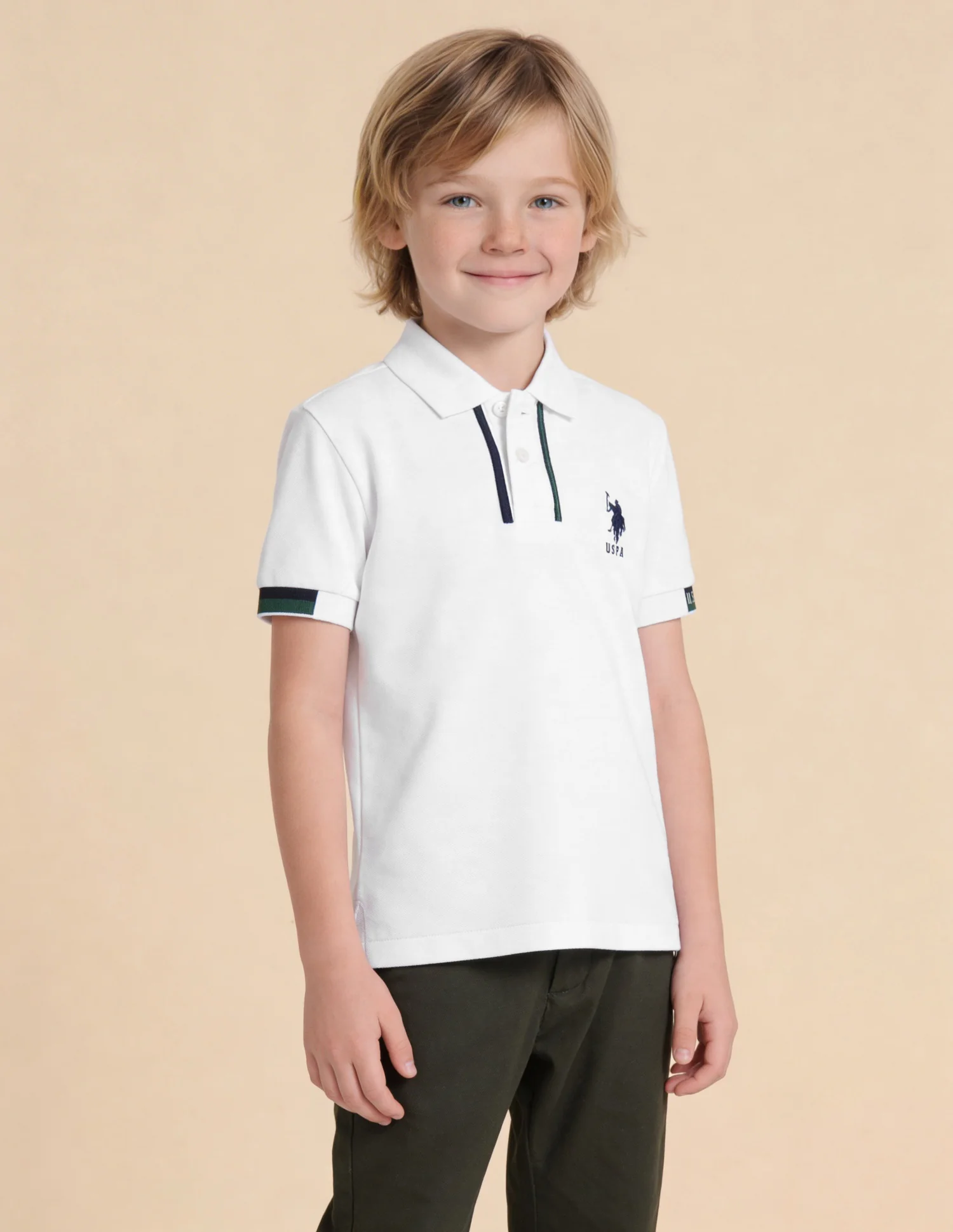 Solid Regular Fit Polo Shirt - Image 4