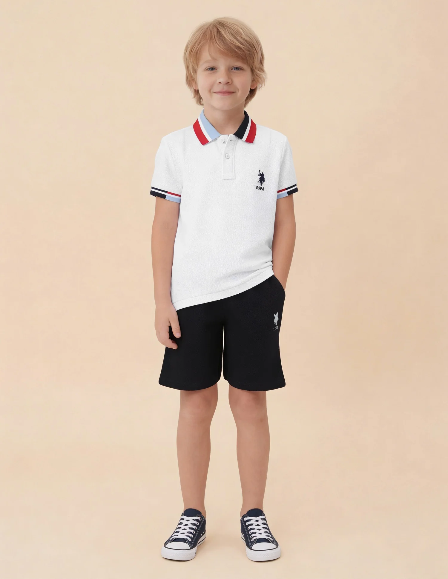 Solid Regular Fit Polo Shirt - Image 3