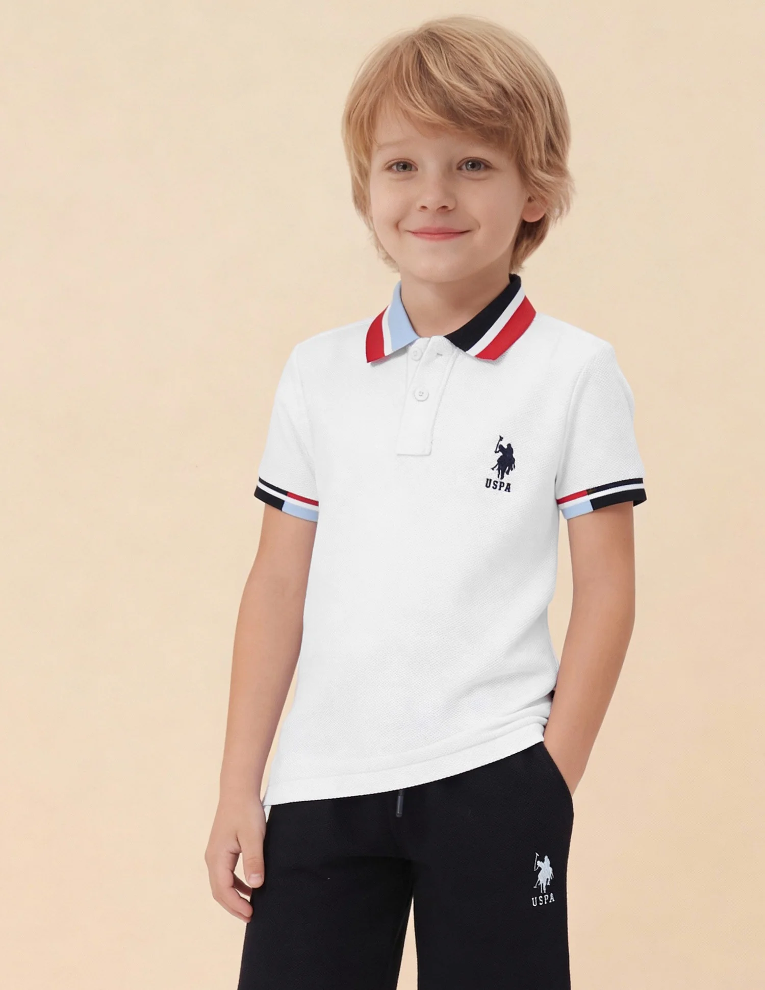 Solid Regular Fit Polo Shirt - Image 4