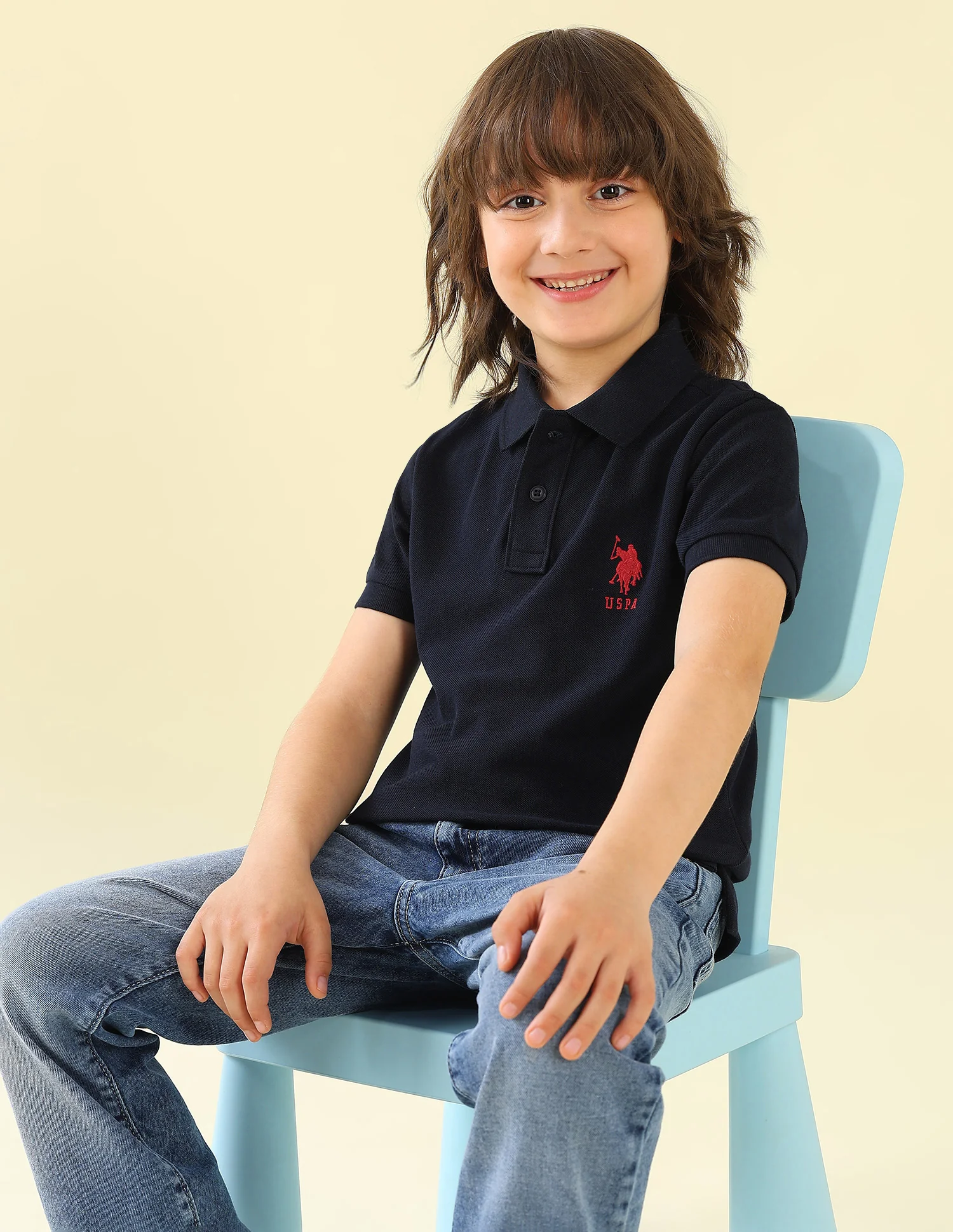 Solid Regular Fit Polo Shirt