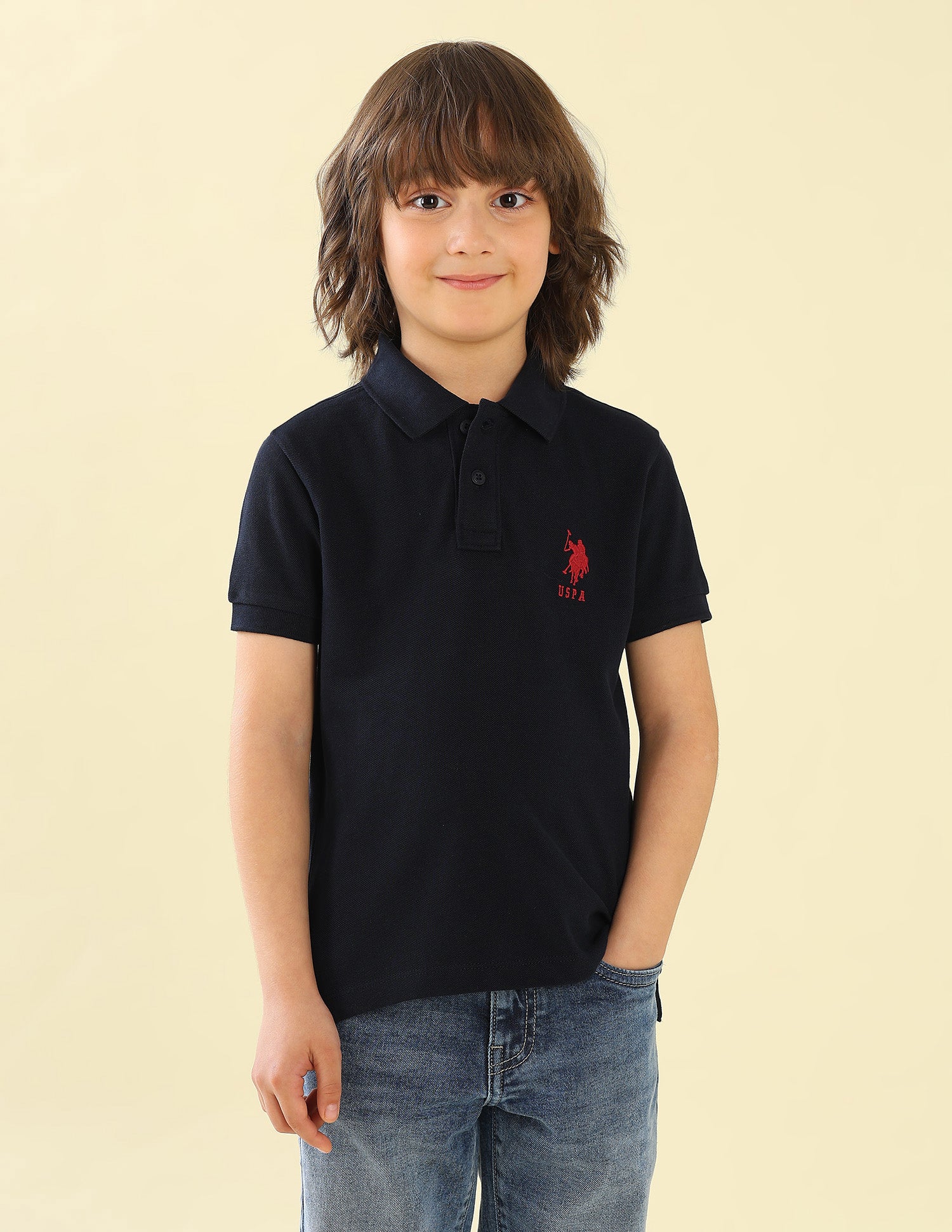 Solid Regular Fit Polo Shirt - Image 6