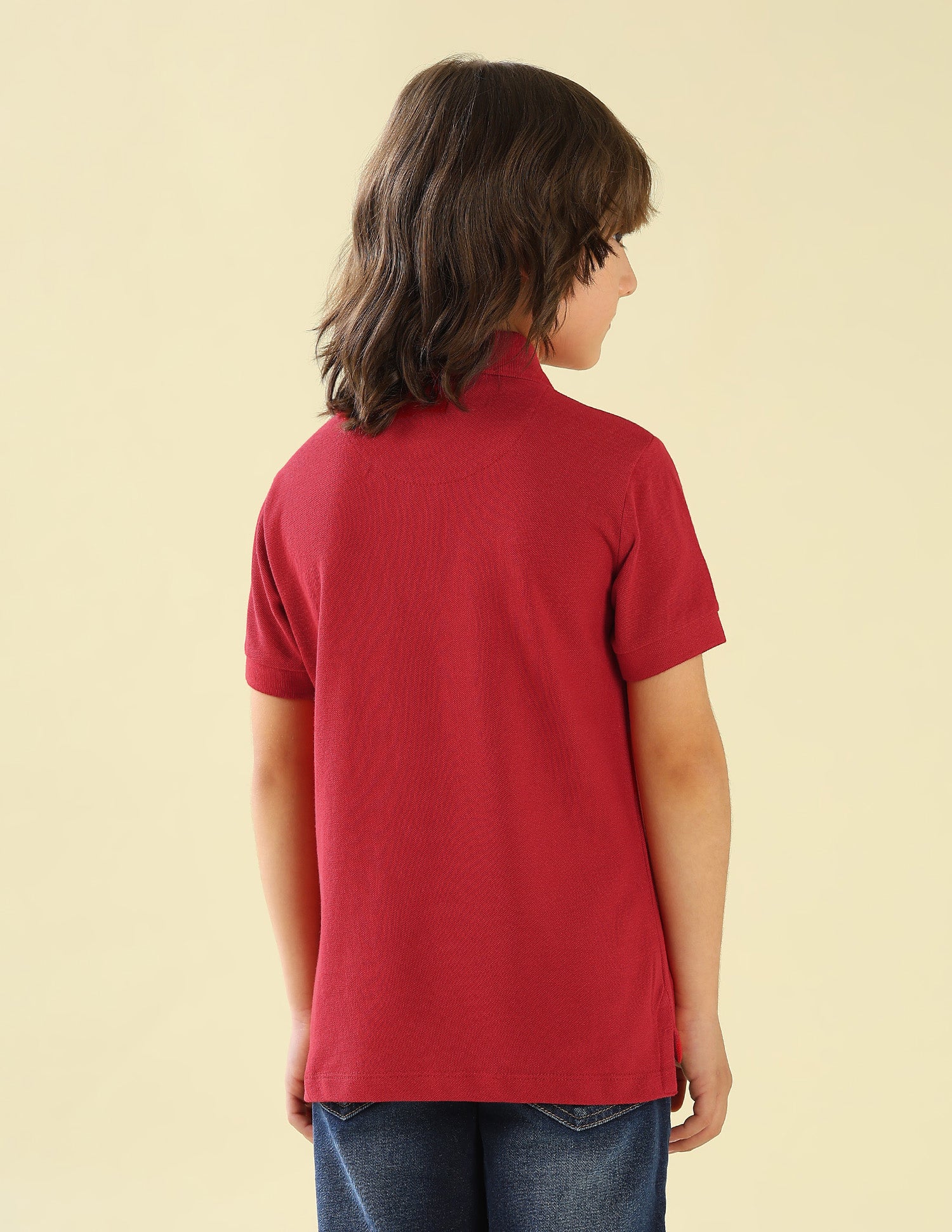 Solid Regular Fit Polo Shirt - Image 5