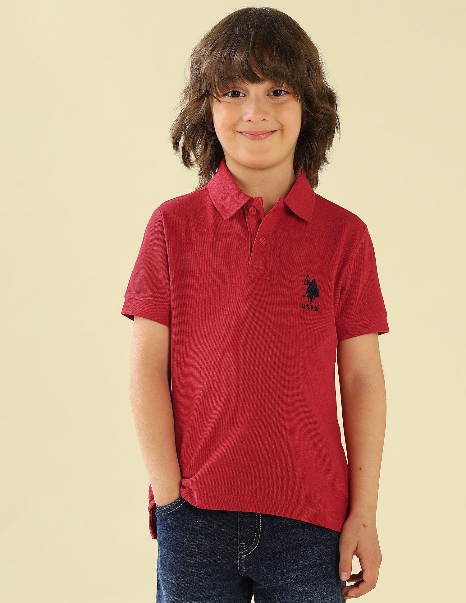 Solid Regular Fit Polo Shirt - Image 6