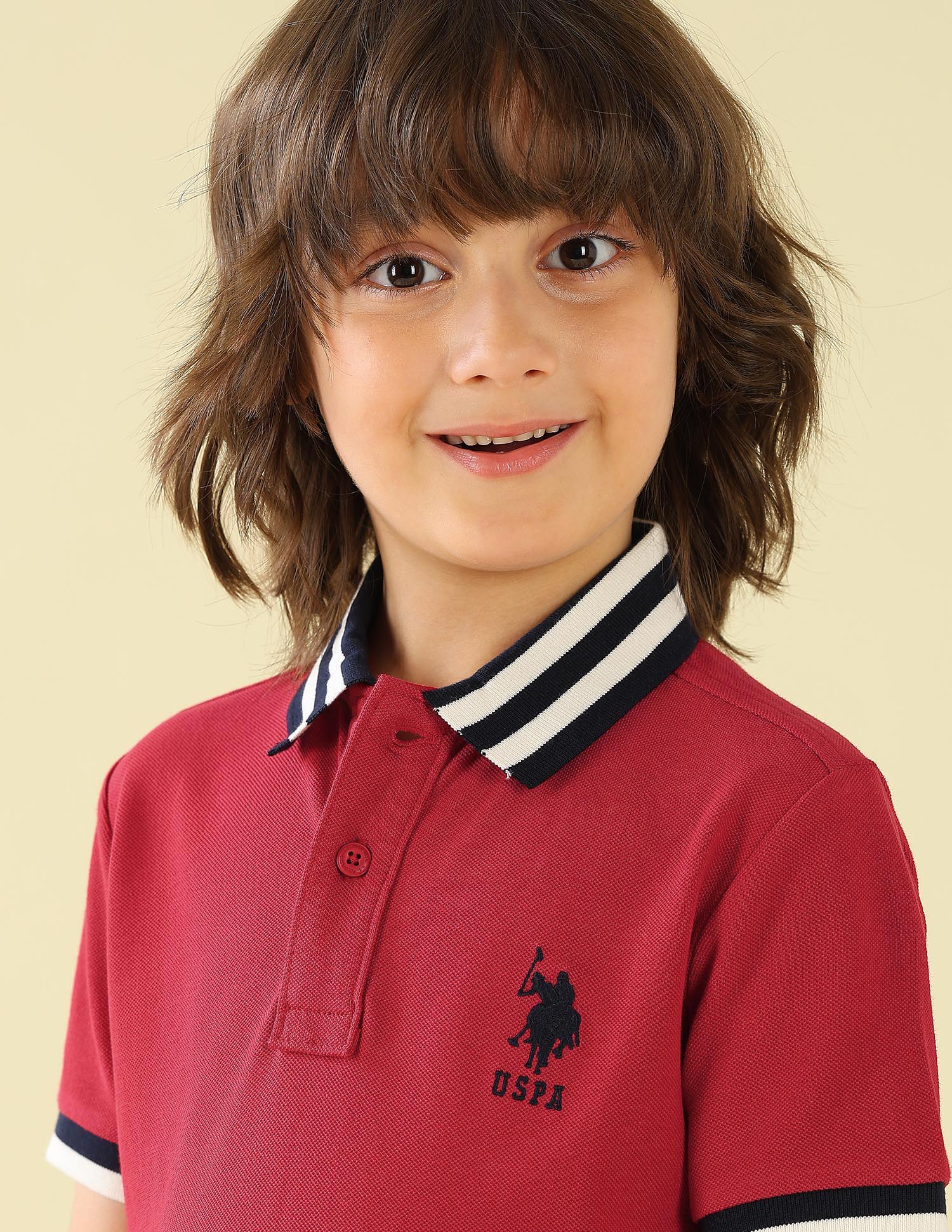 Solid Regular Fit Polo Shirt - Image 7