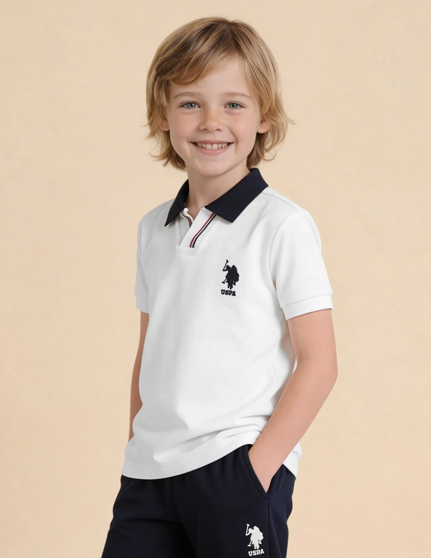 Solid Regular Fit Polo Shirt - Image 4