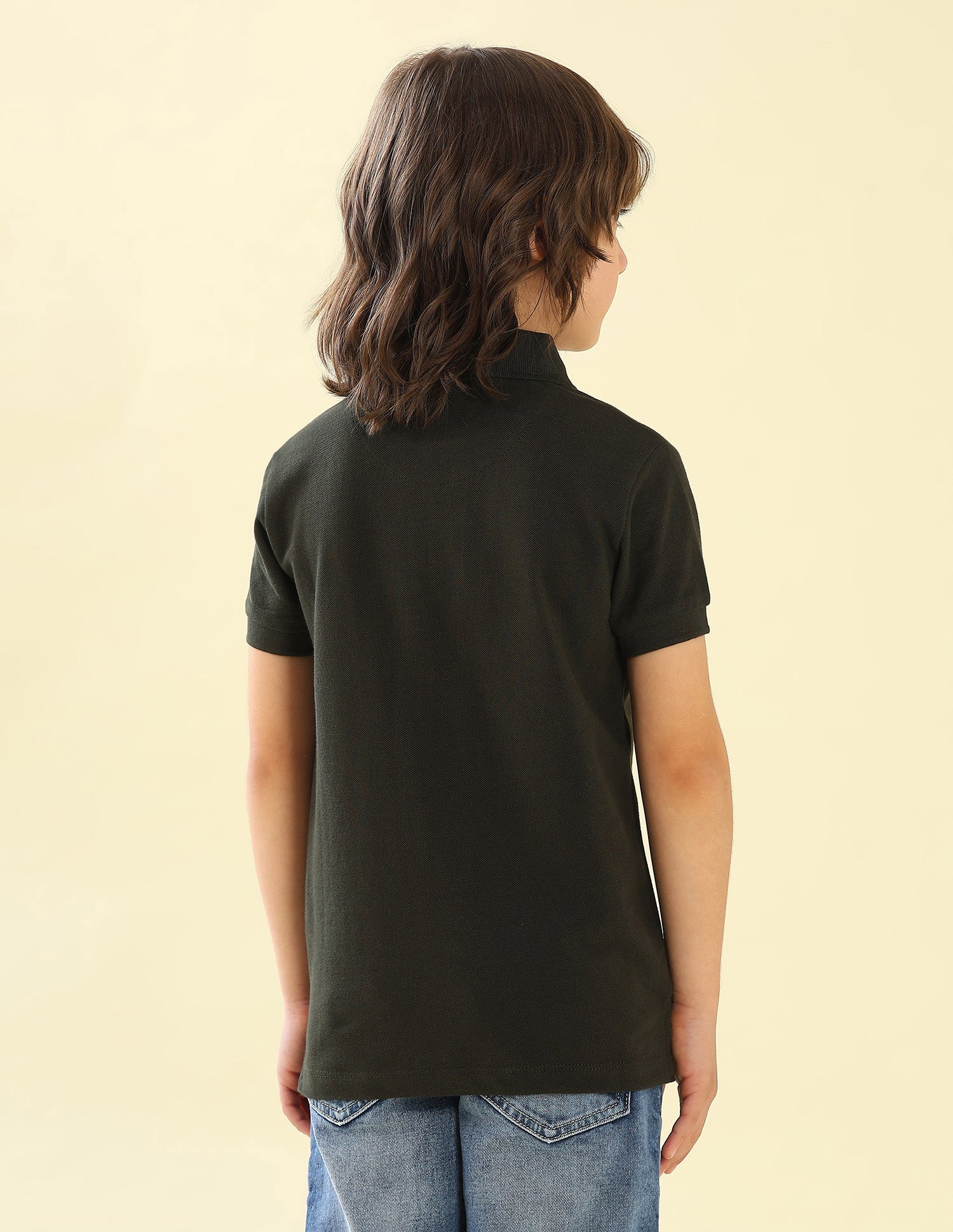 Solid Regular Fit Polo Shirt - Image 5