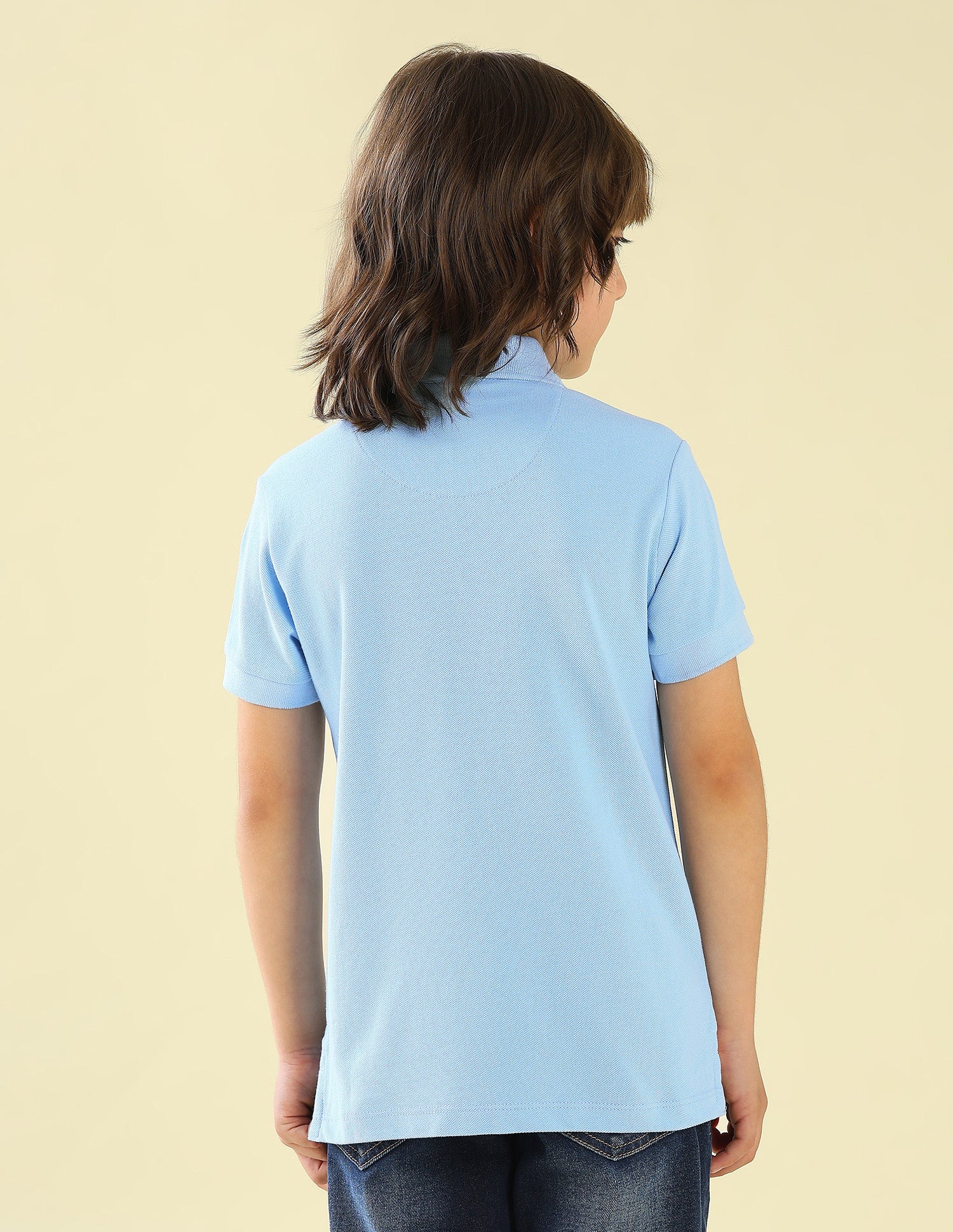Solid Regular Fit Polo Shirt - Image 5