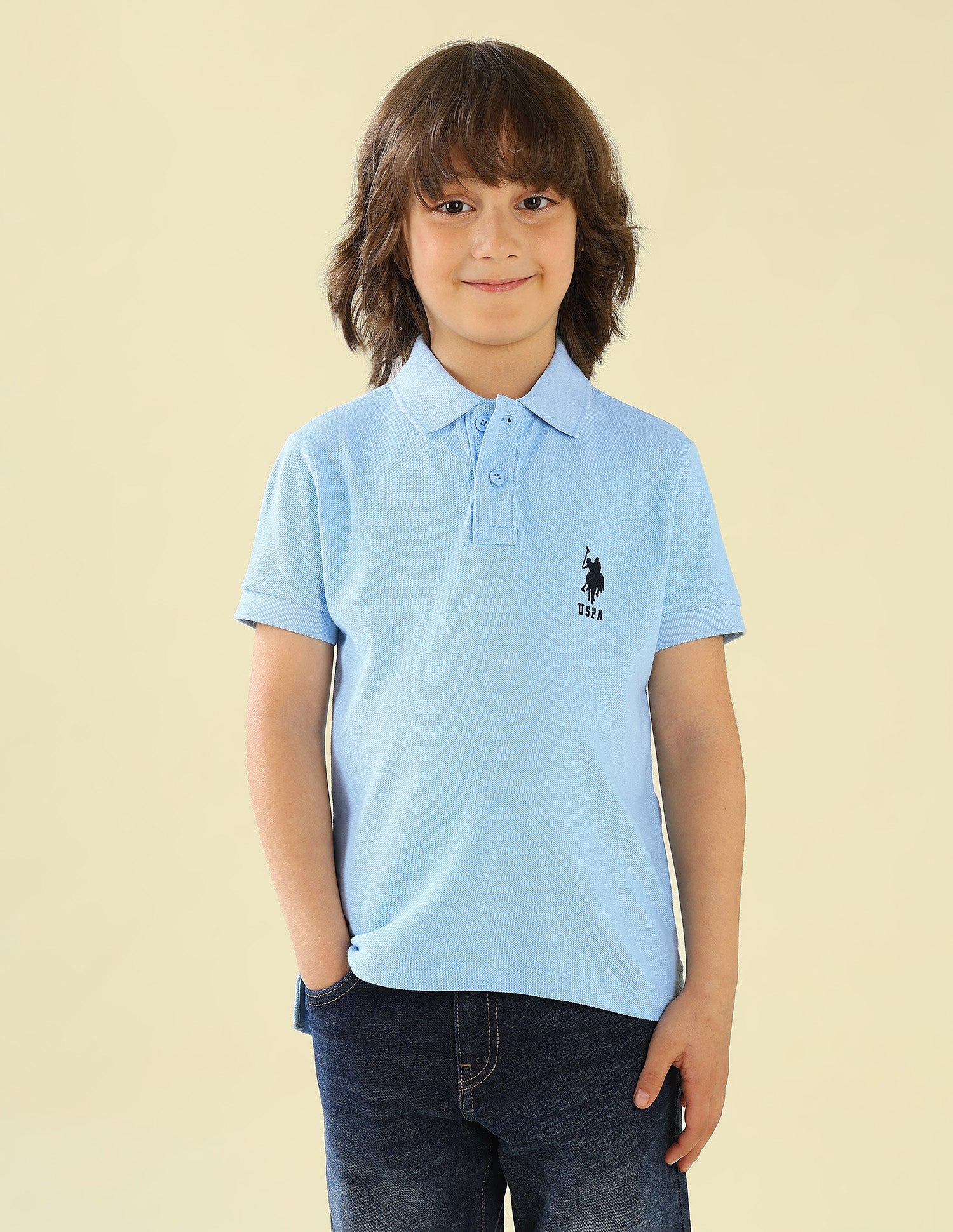 Solid Regular Fit Polo Shirt - Image 6