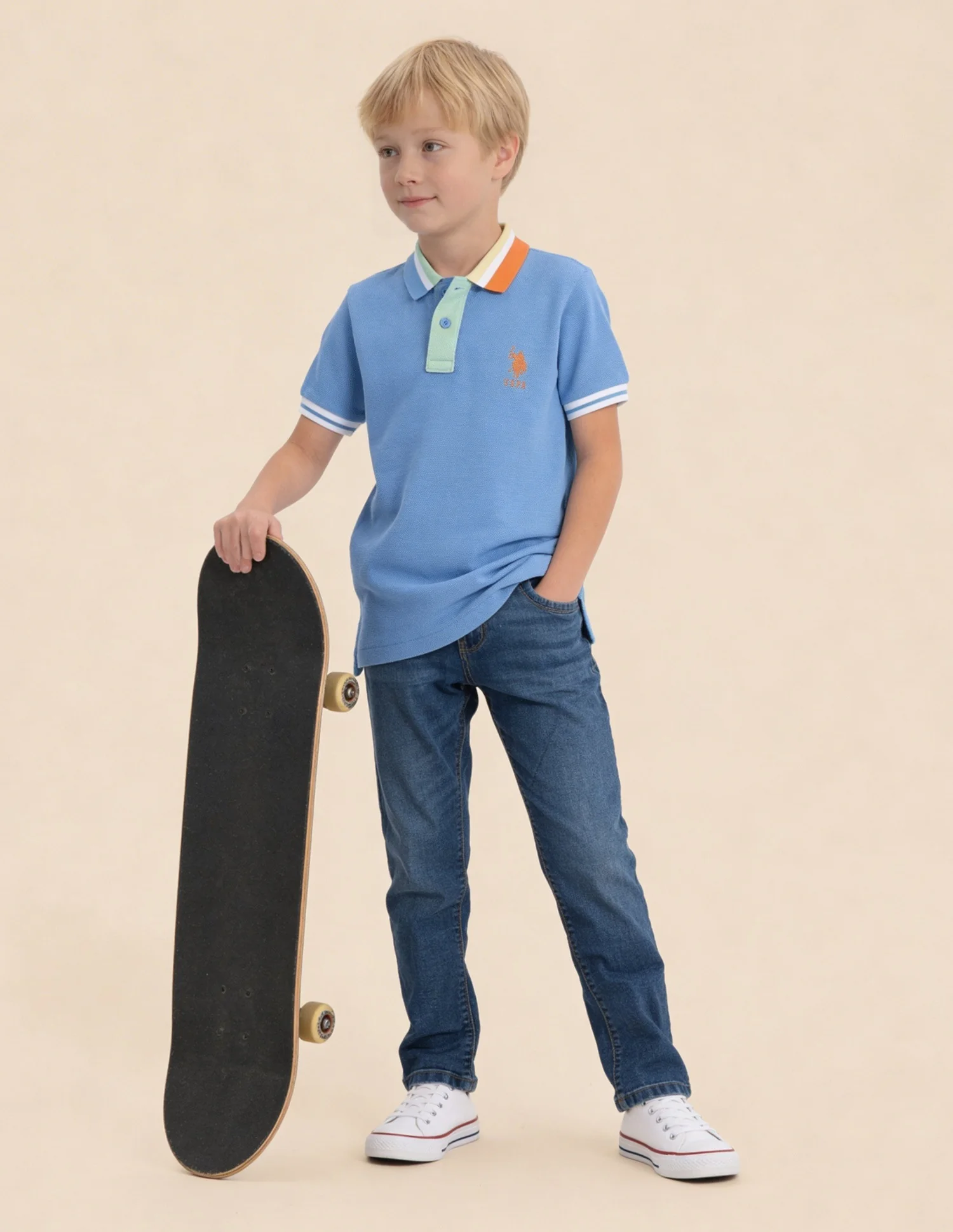 Solid Regular Fit Polo Shirt